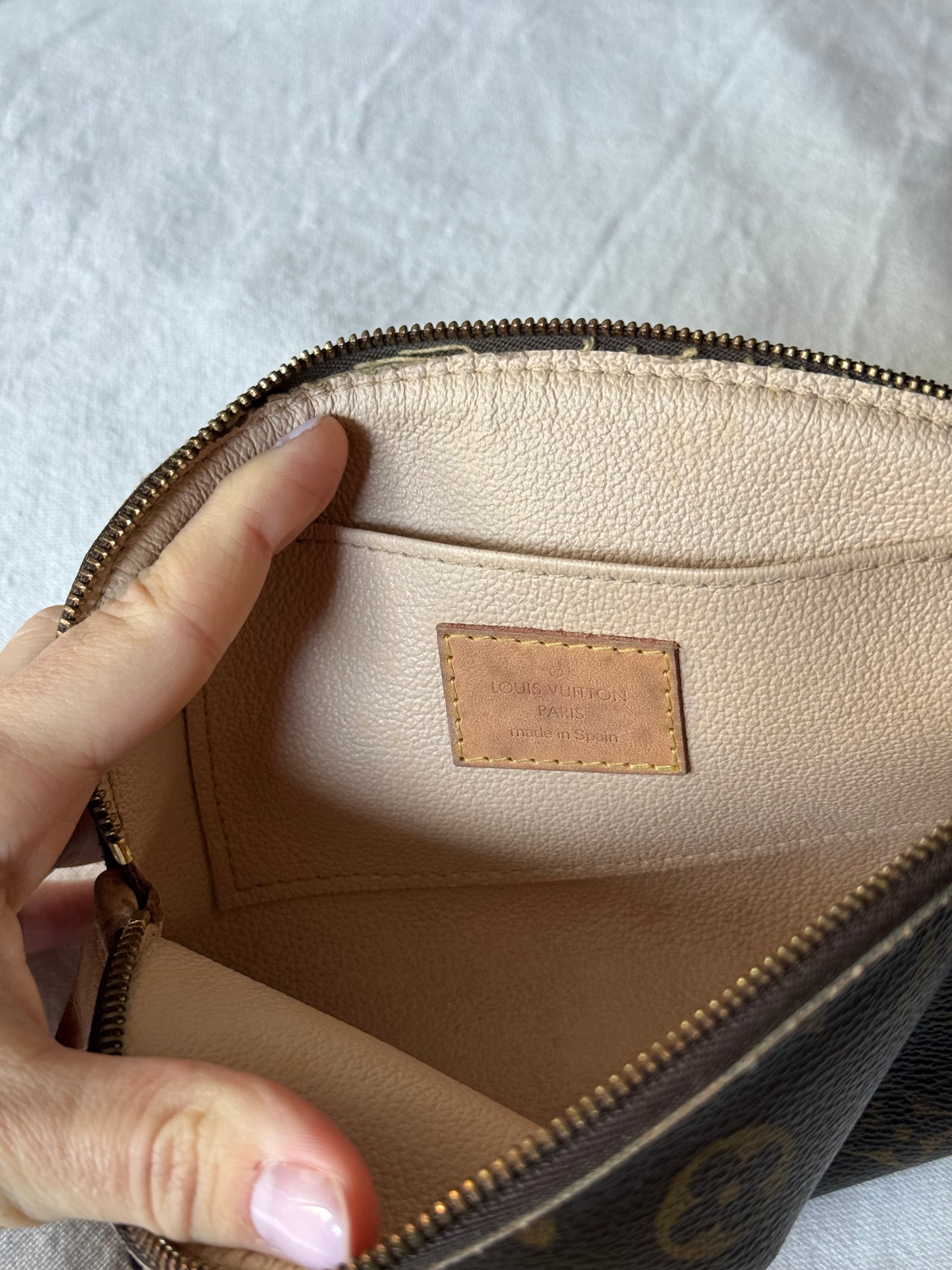 Trousse cosmétiques Louis Vuitton vintage - Toile monogramme PM