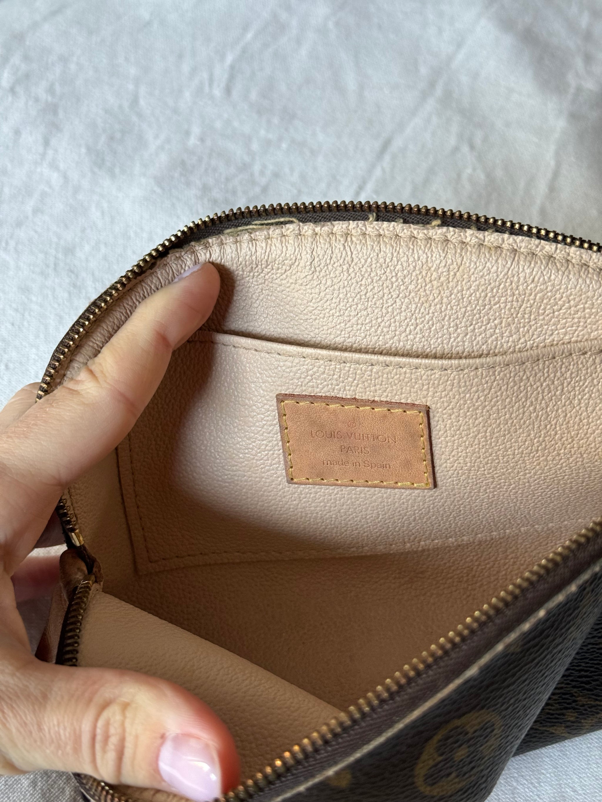 Trousse cosmétiques Louis Vuitton vintage - Toile monogramme PM