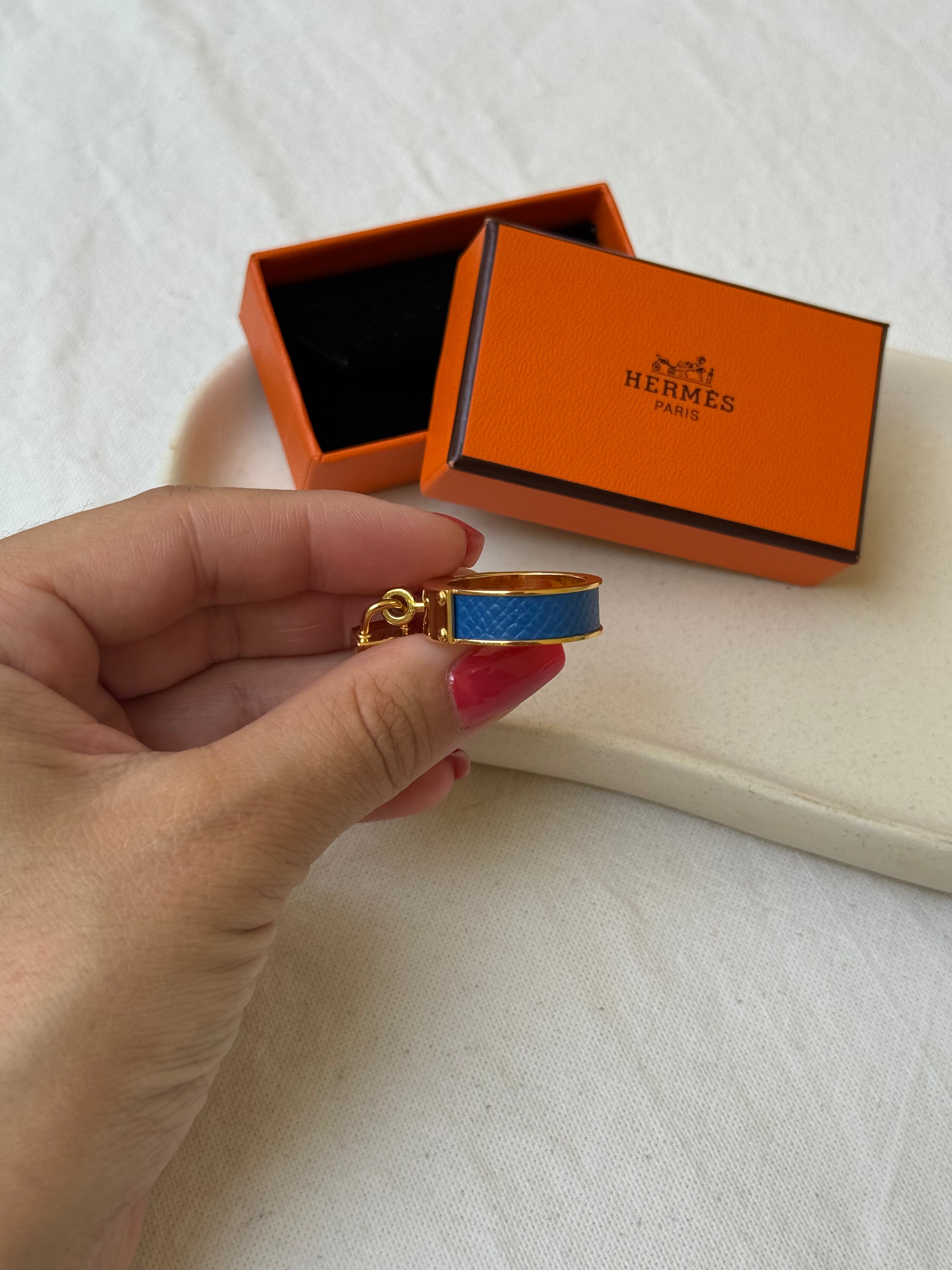 Anneau de foulard Hermès - Modèle cadenas Kelly