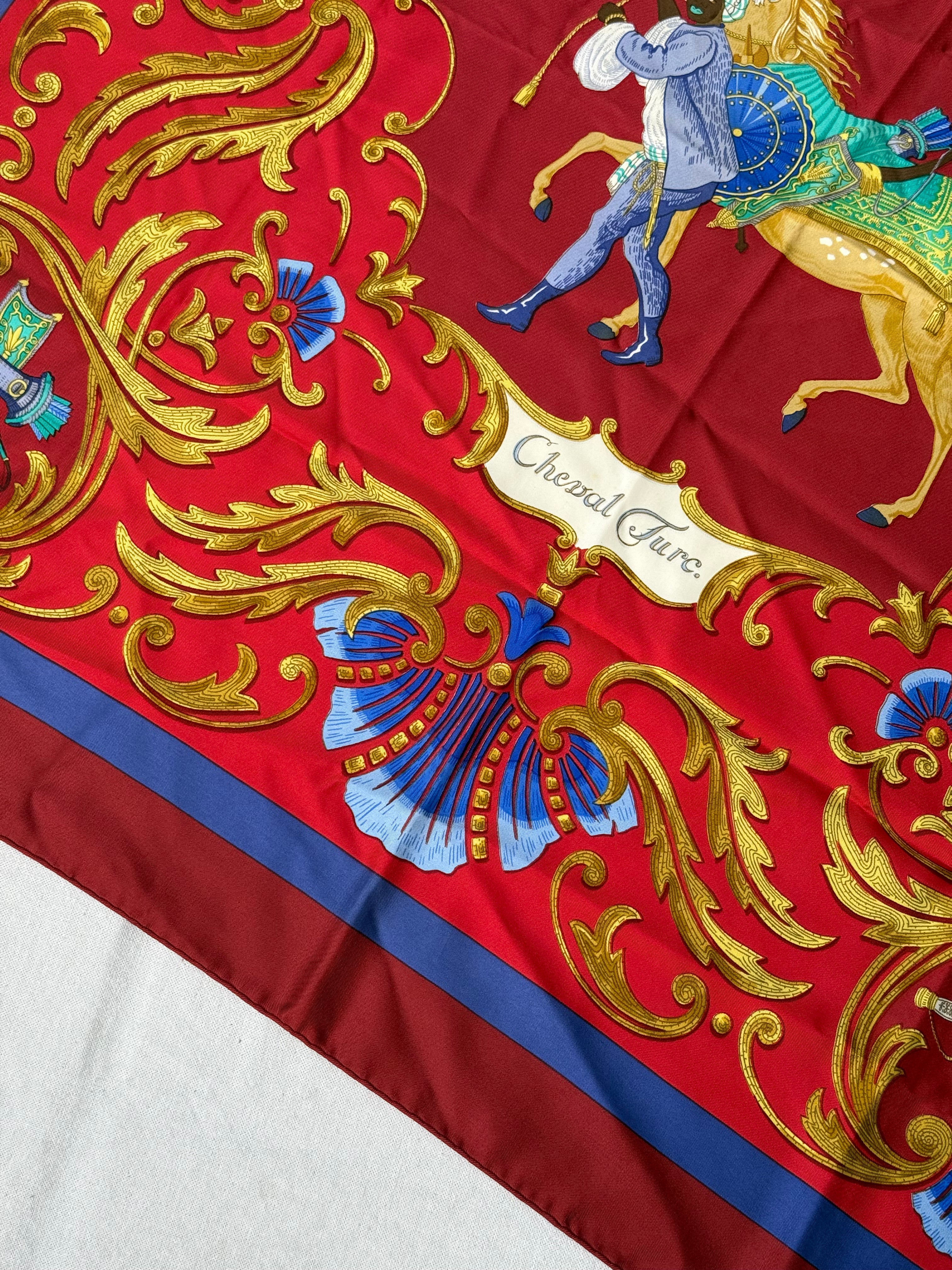 Hermès Scarf – Turkish Horse Design