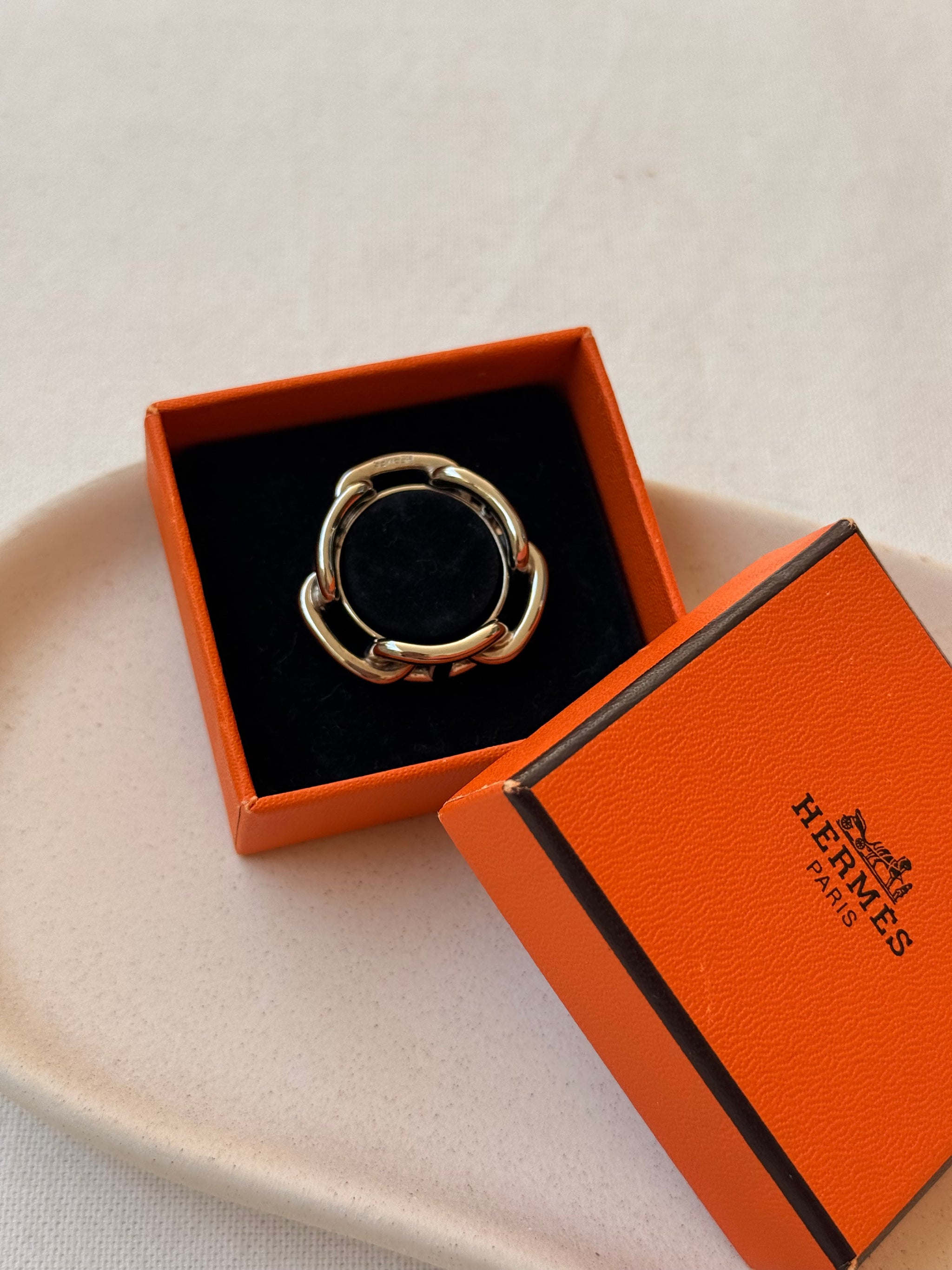 Anneau de foulard Hermès - Modèle Régate