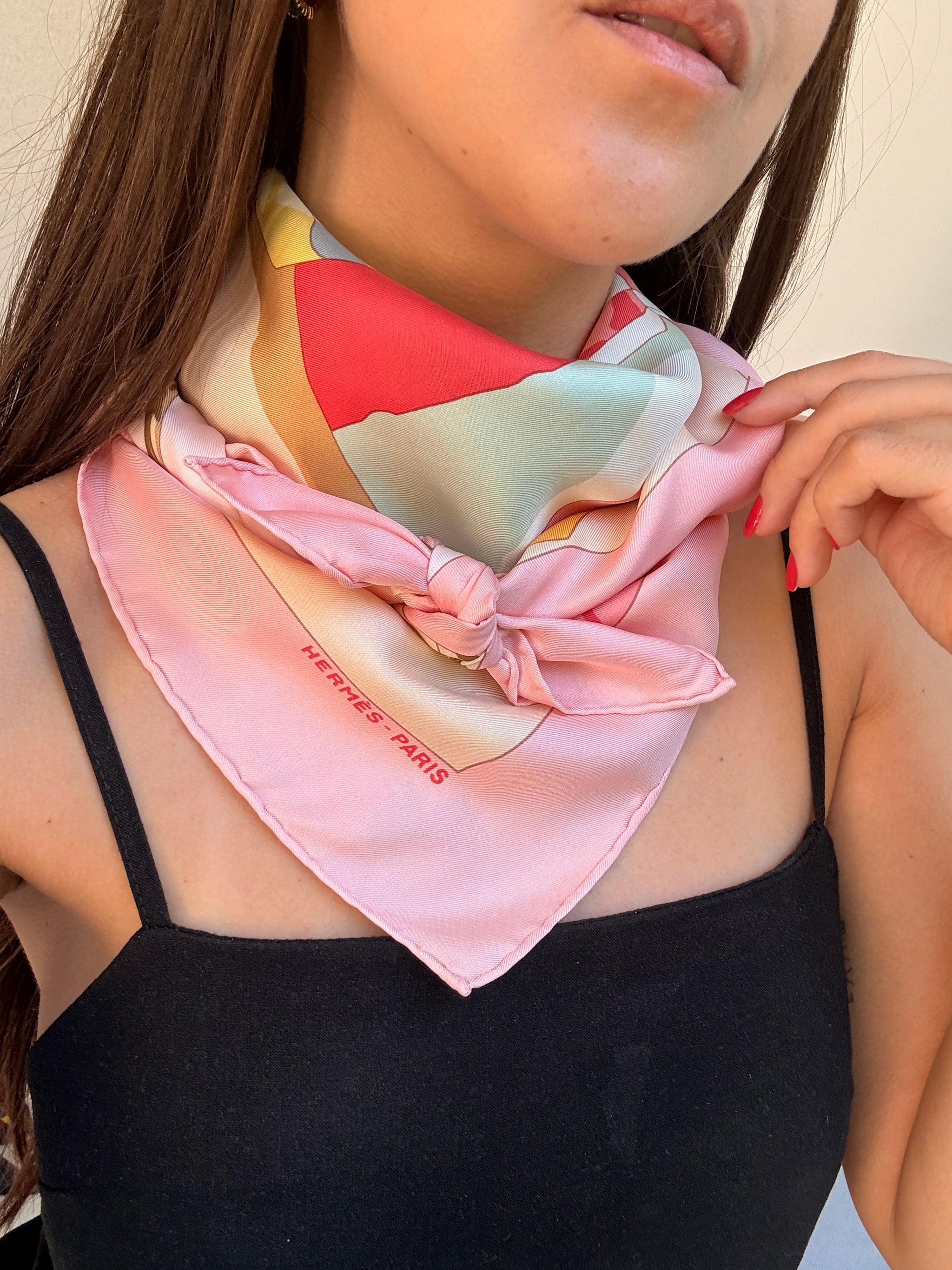 Foulard Hermès – Modèle Charmes des Plages Normandes II