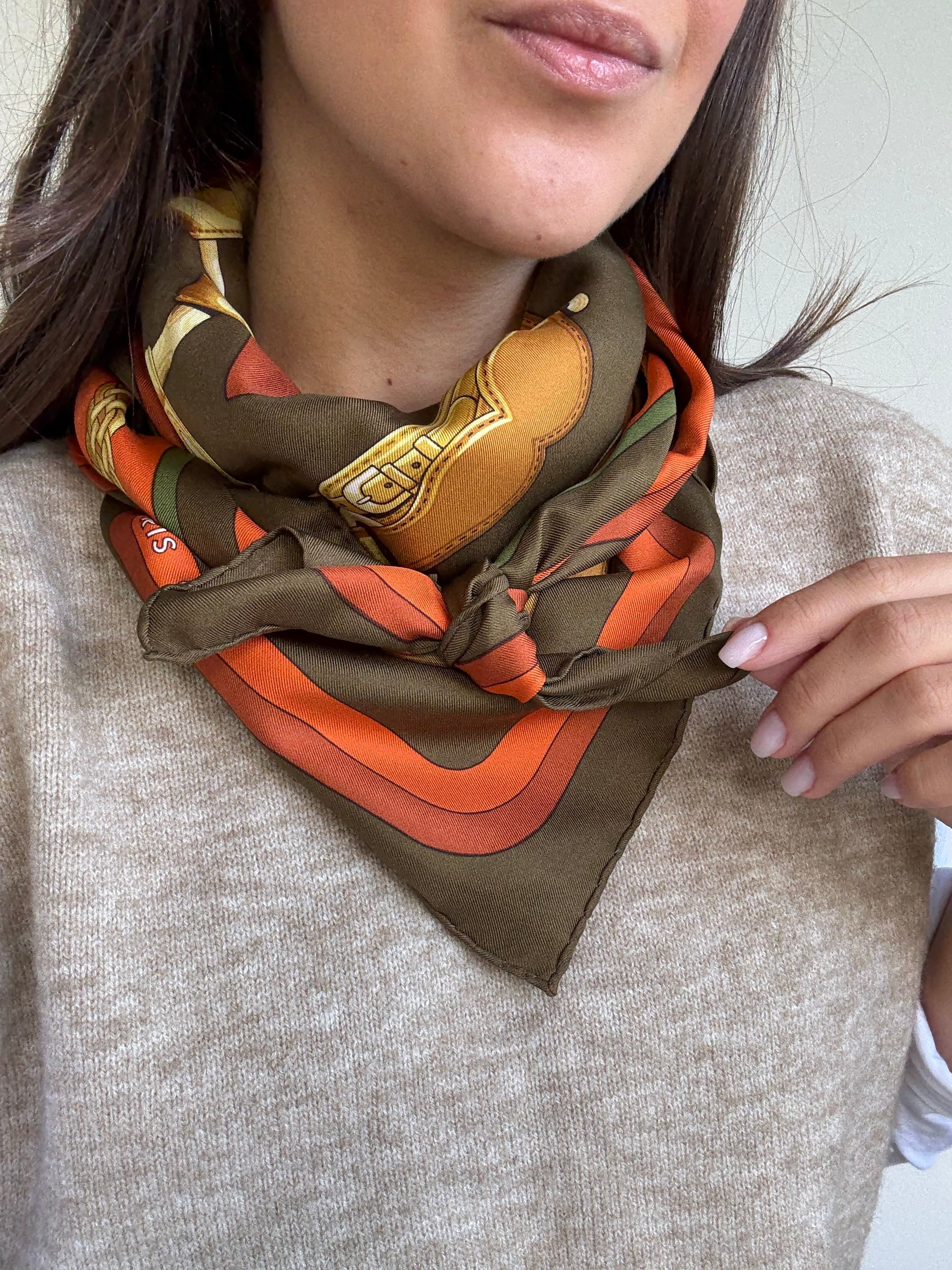 Foulard Hermès – Modèle Coaching