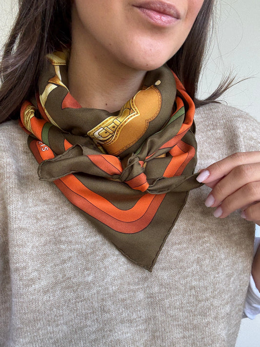 Foulard Hermès – Modèle Coaching