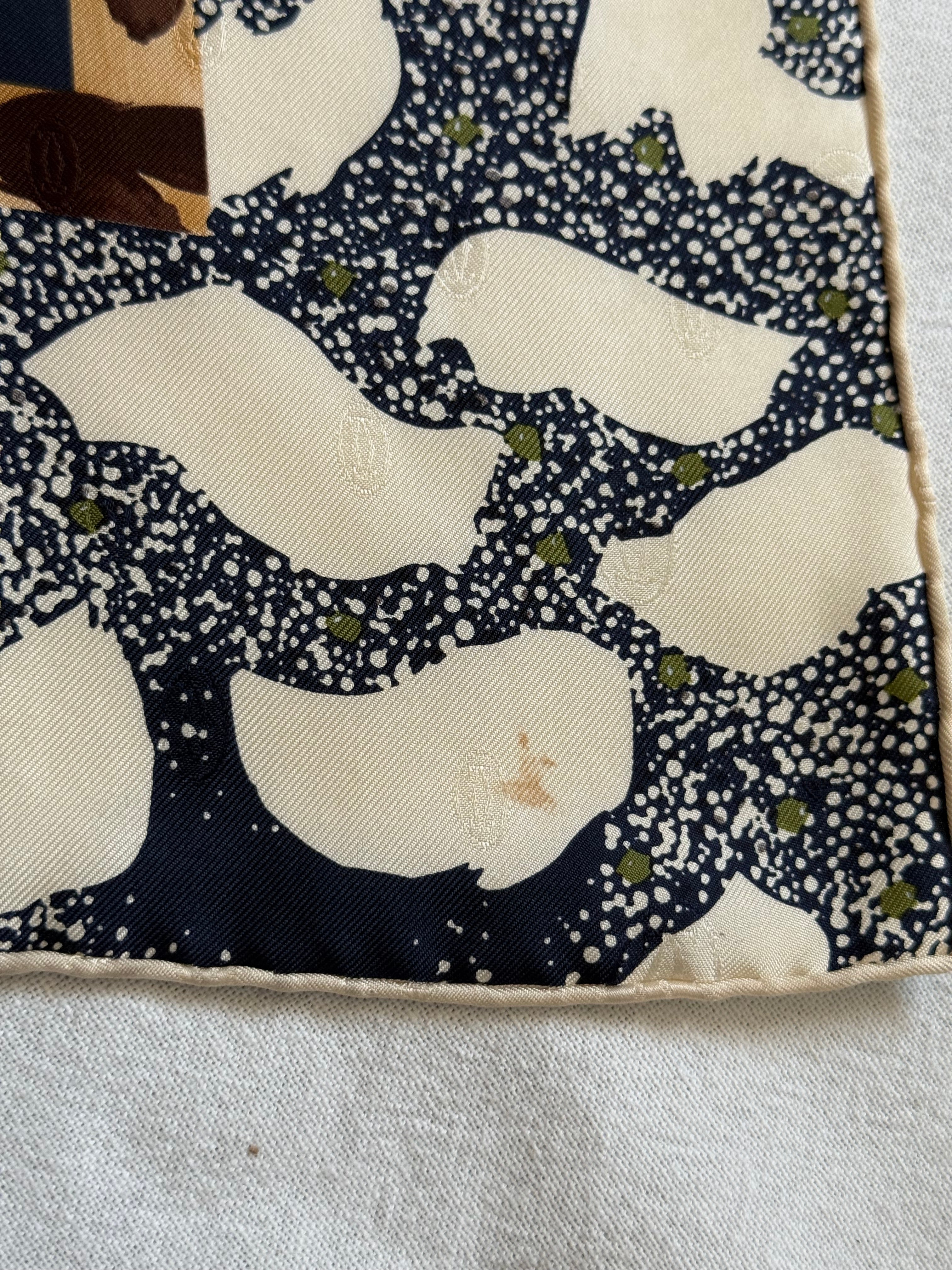 Foulard Cartier - Panthères et Joallerie