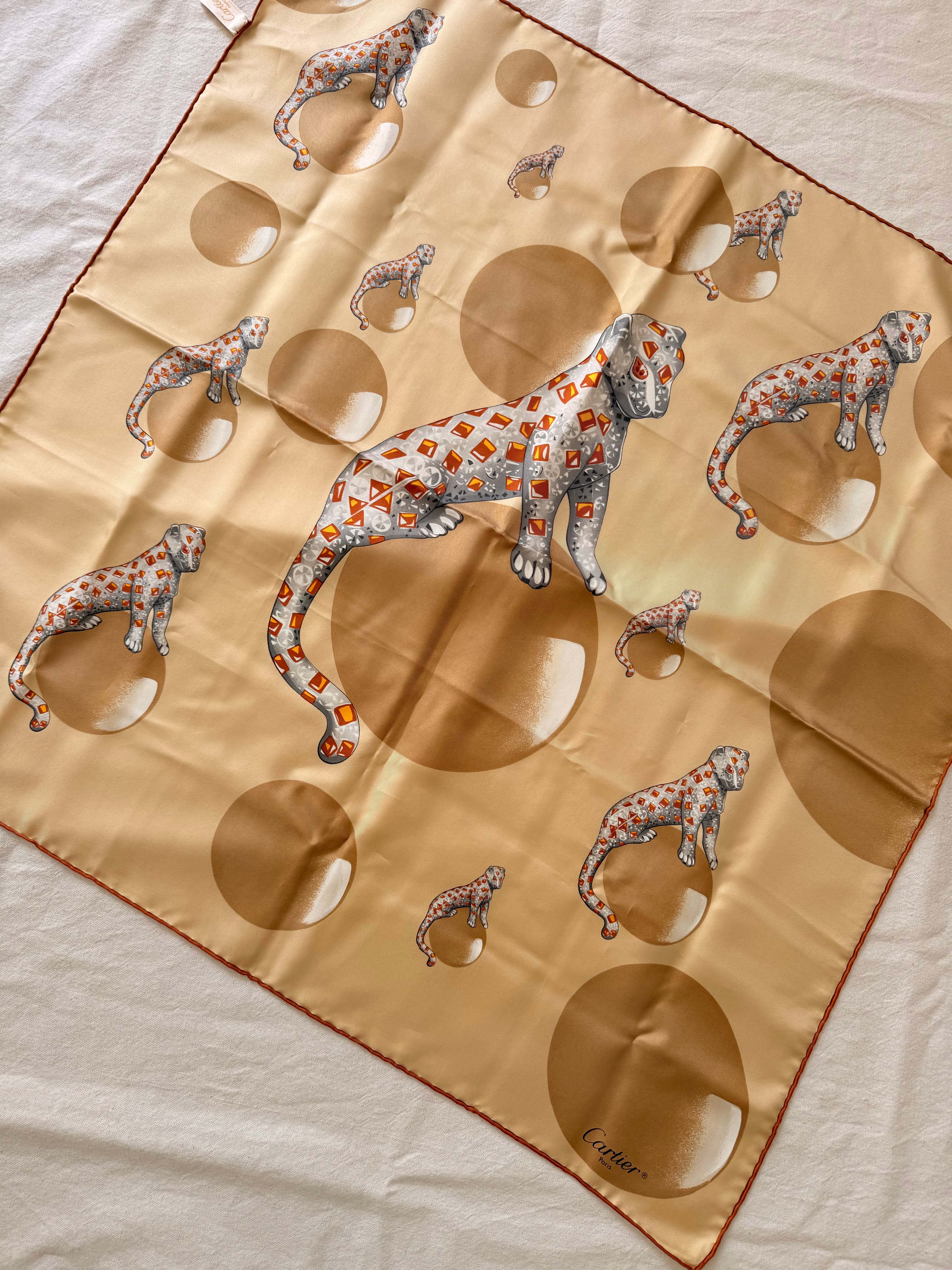 Foulard Cartier – Panthère joaillerie