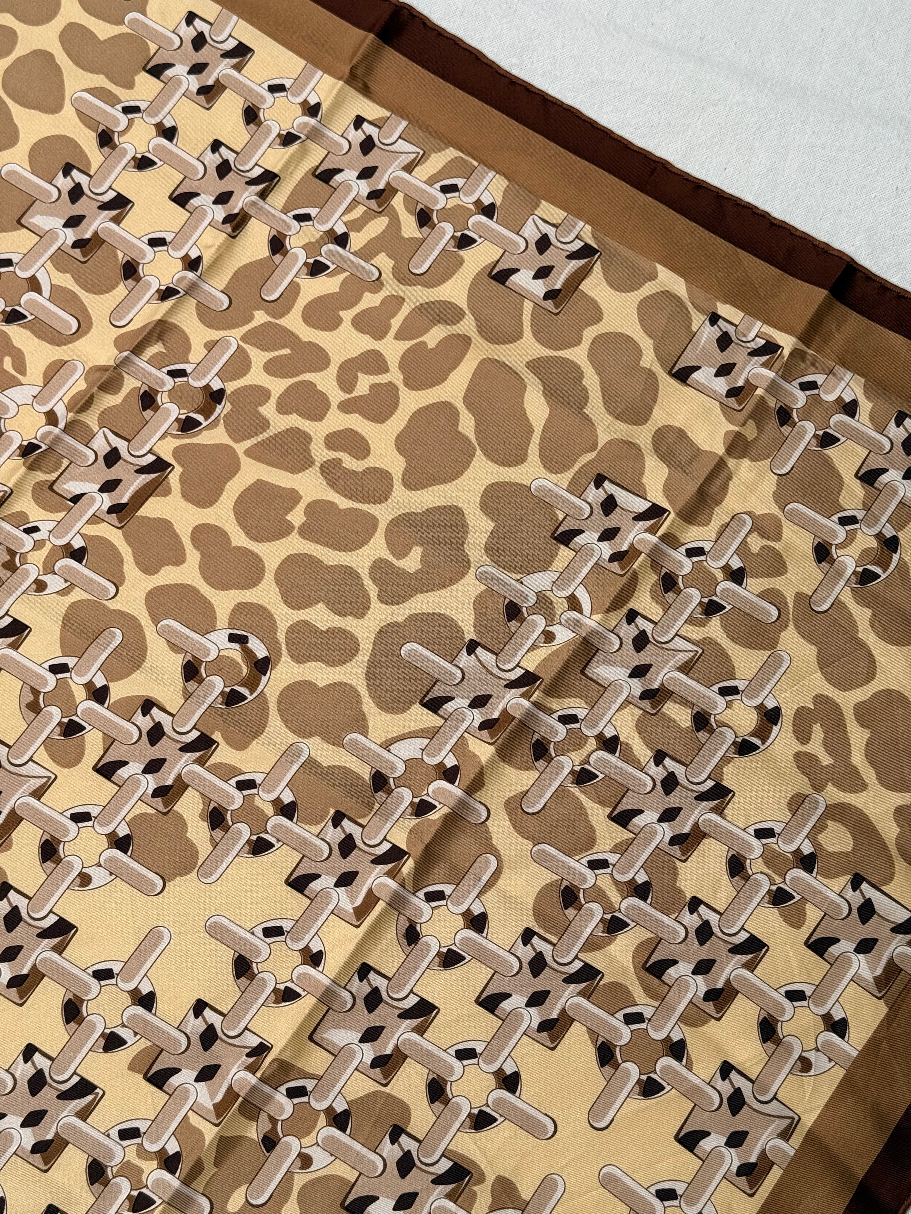 Foulard Cartier – Motifs panthères