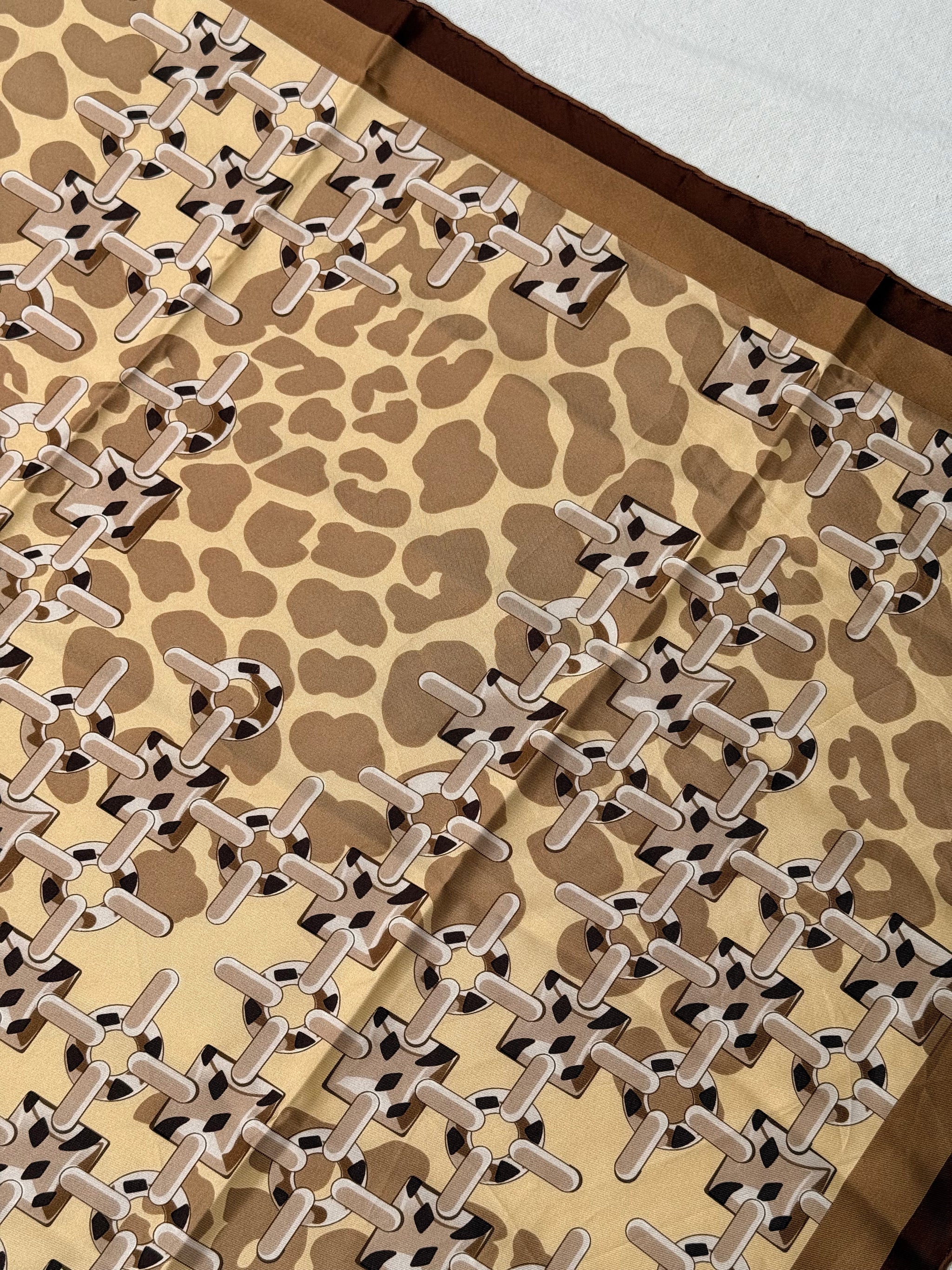 Foulard Cartier – Motifs panthères