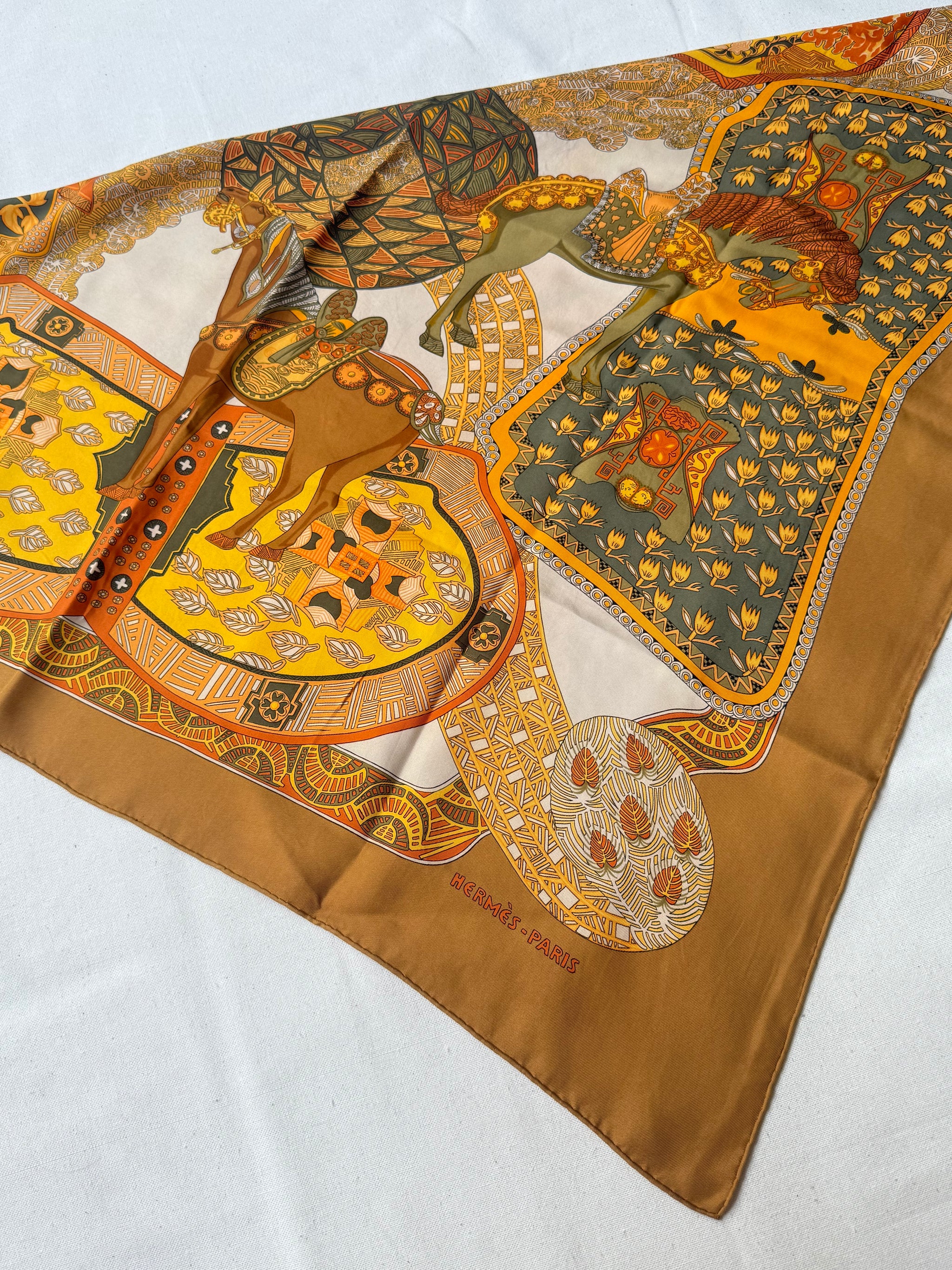 Foulard Hermès – Modèle L'art des steppes