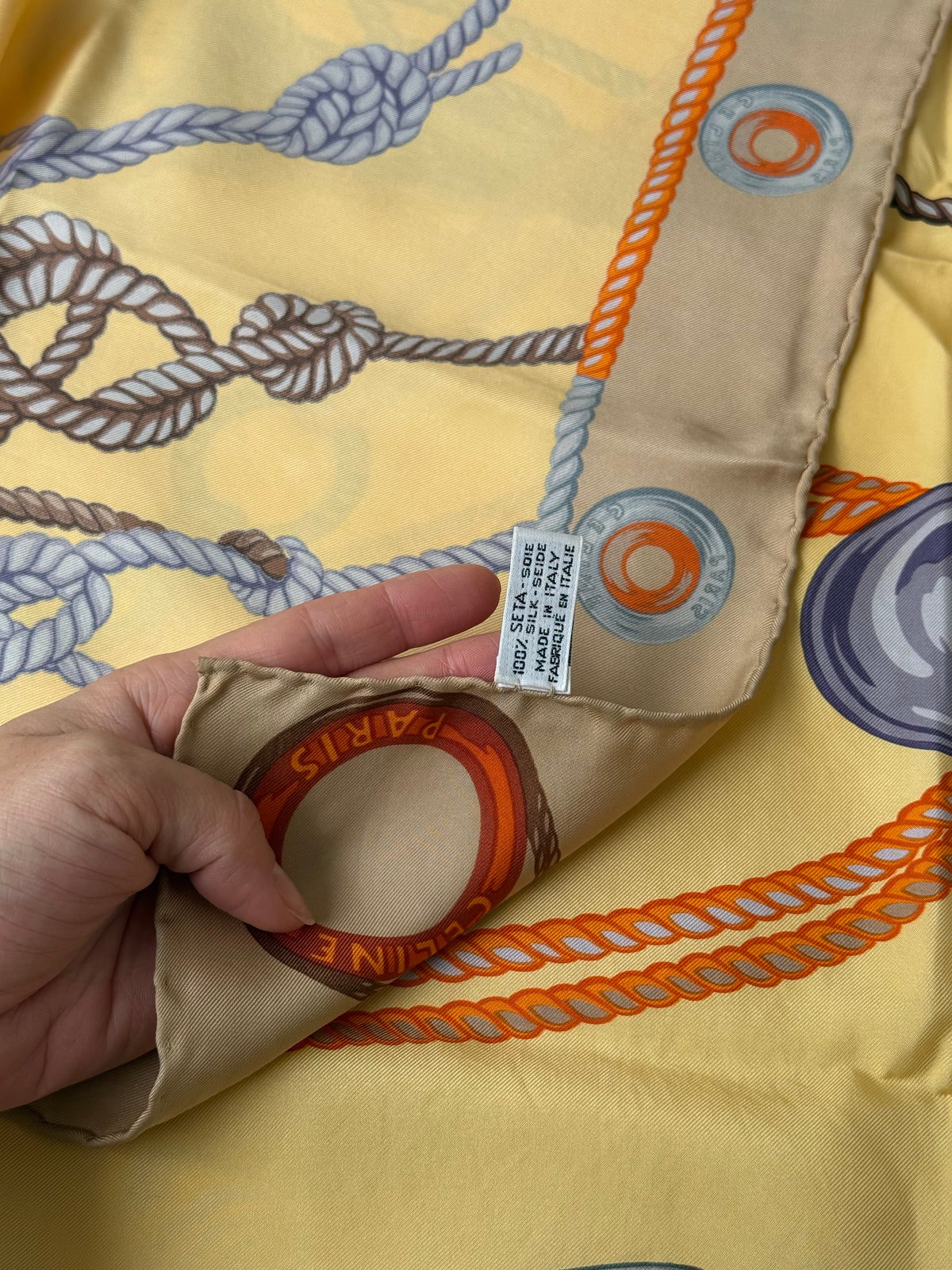 Foulard Céline – Cordages et chaînes