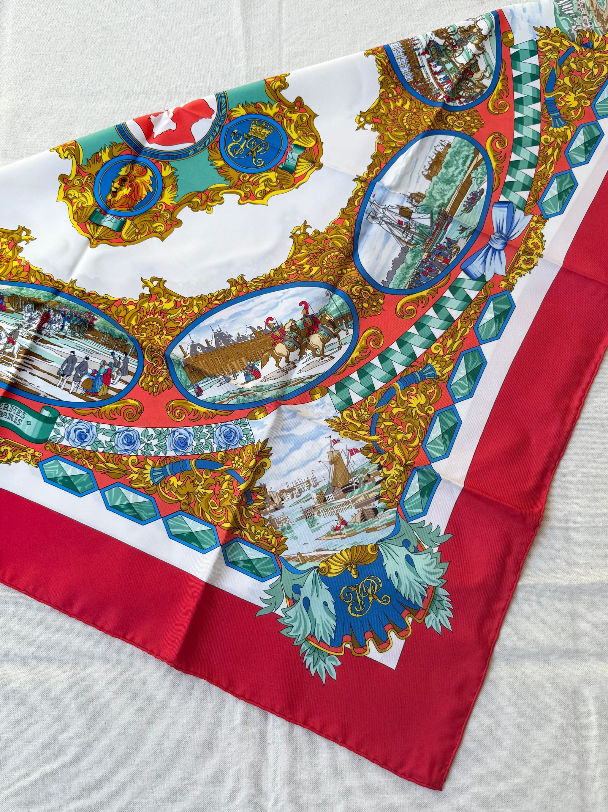 Foulard Hermès – Modèle Entente Cordiale
