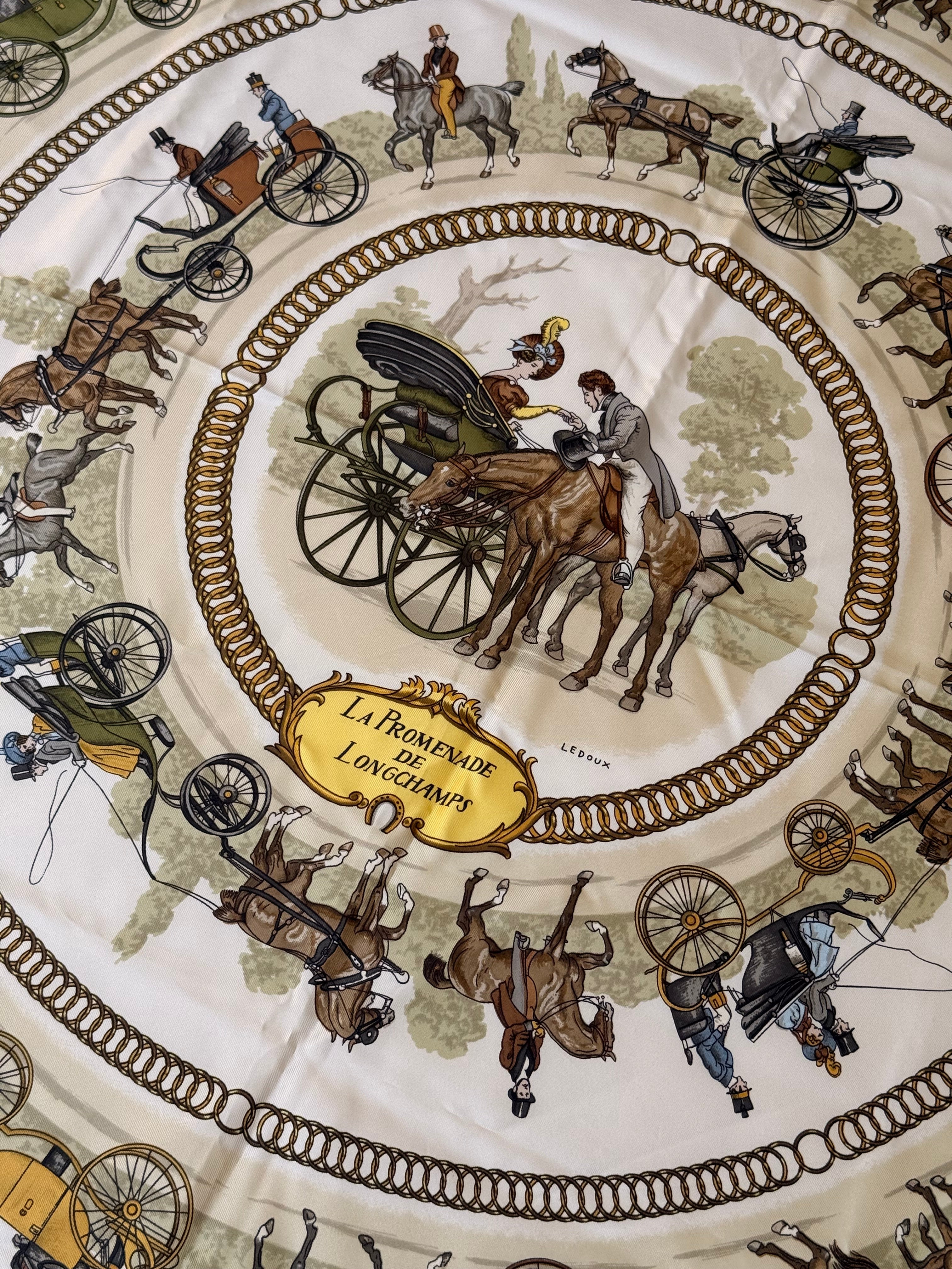 Foulard Hermès – Modèle Promenade de Longchamps