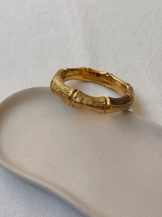 Bracelet vintage - Jonc design bambou