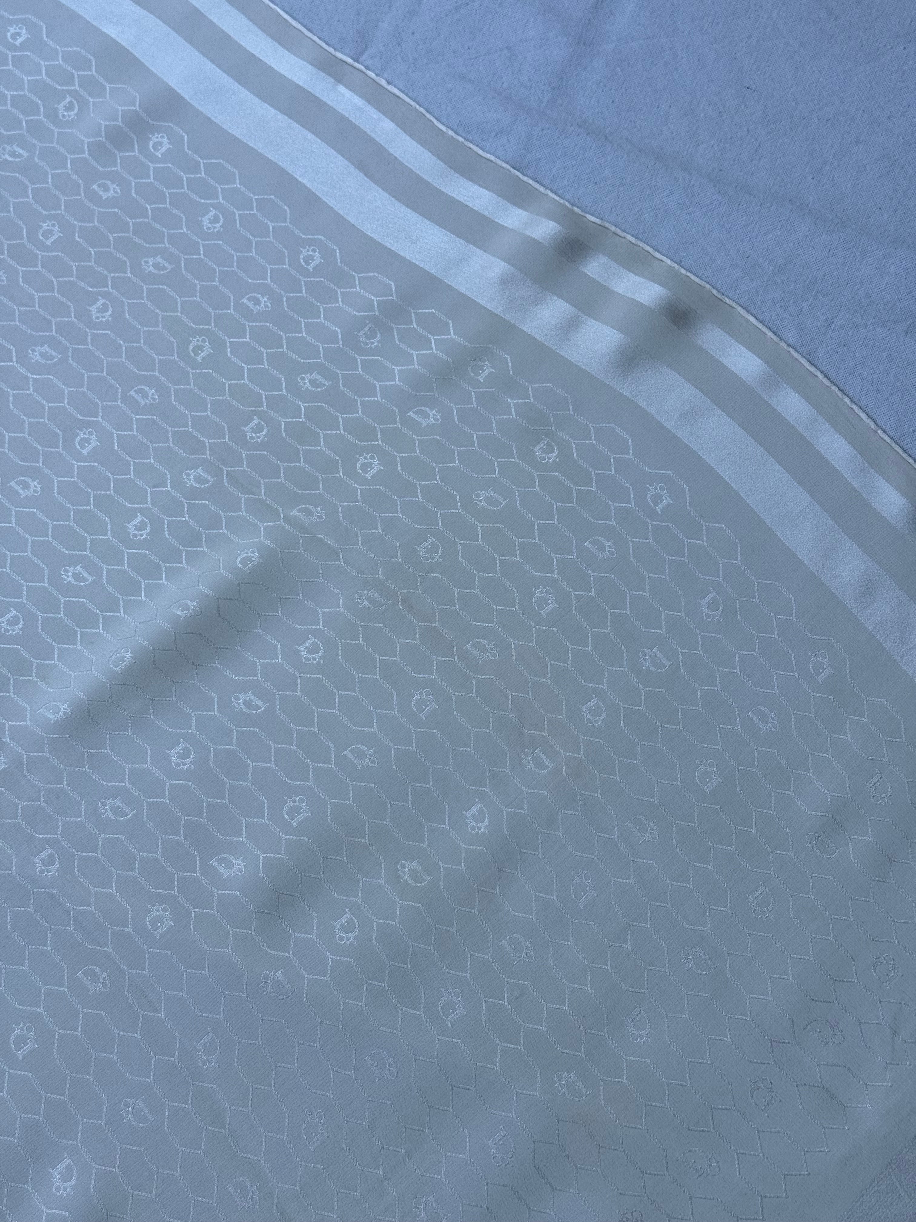 Vintage Christian Dior Scarf – Tonal Monogram