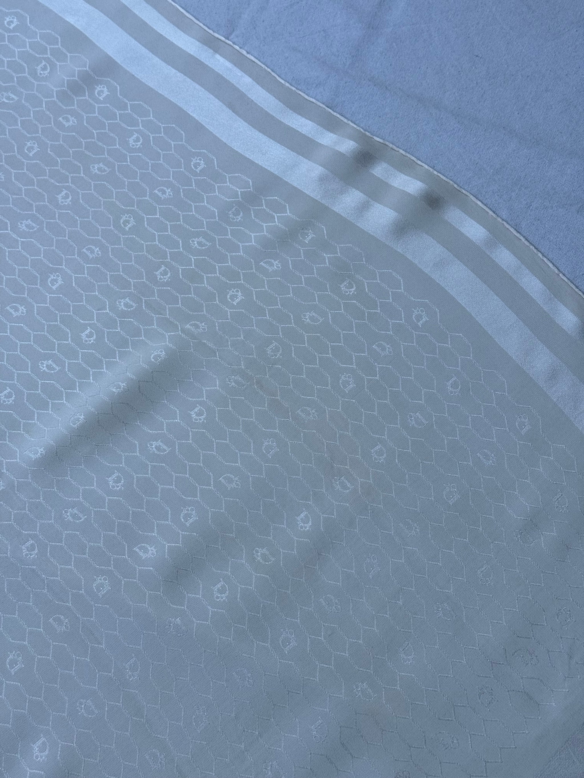 Vintage Christian Dior Scarf – Tonal Monogram