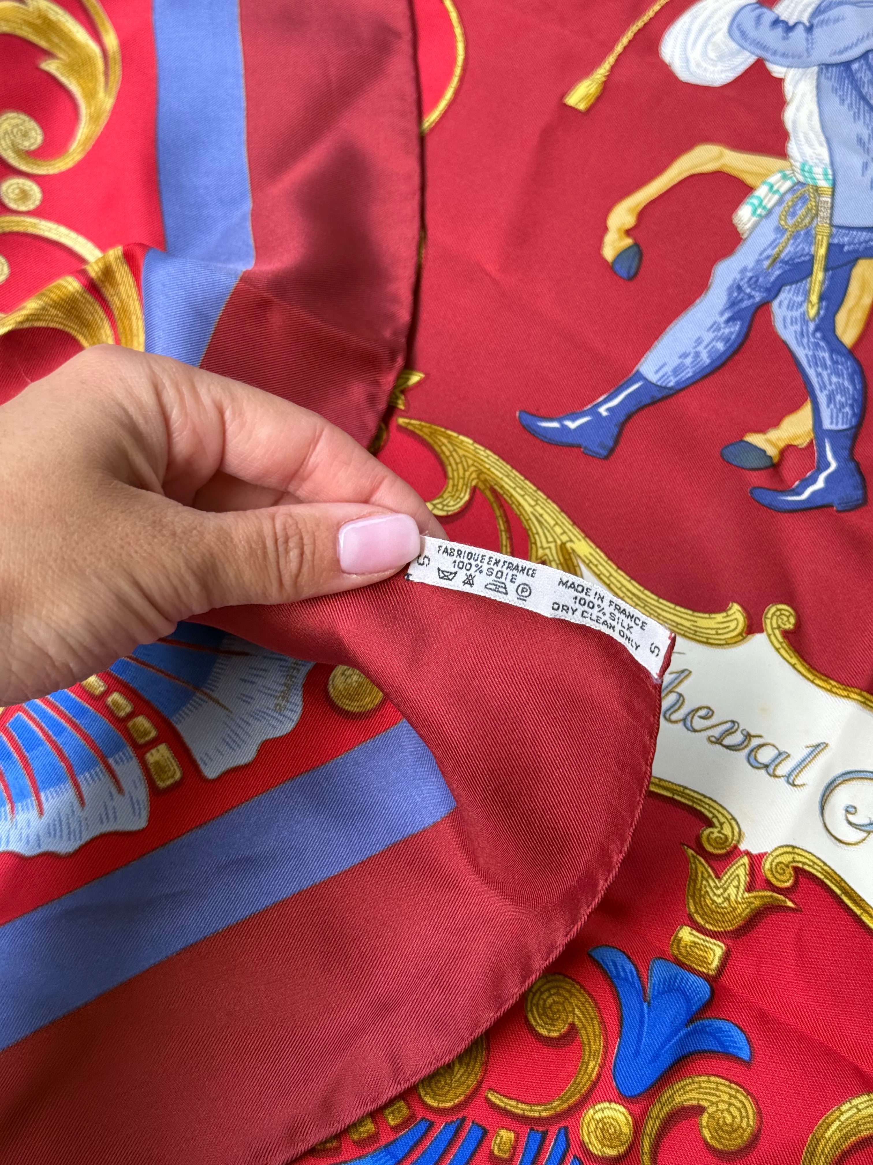 Hermès Scarf – Turkish Horse Design