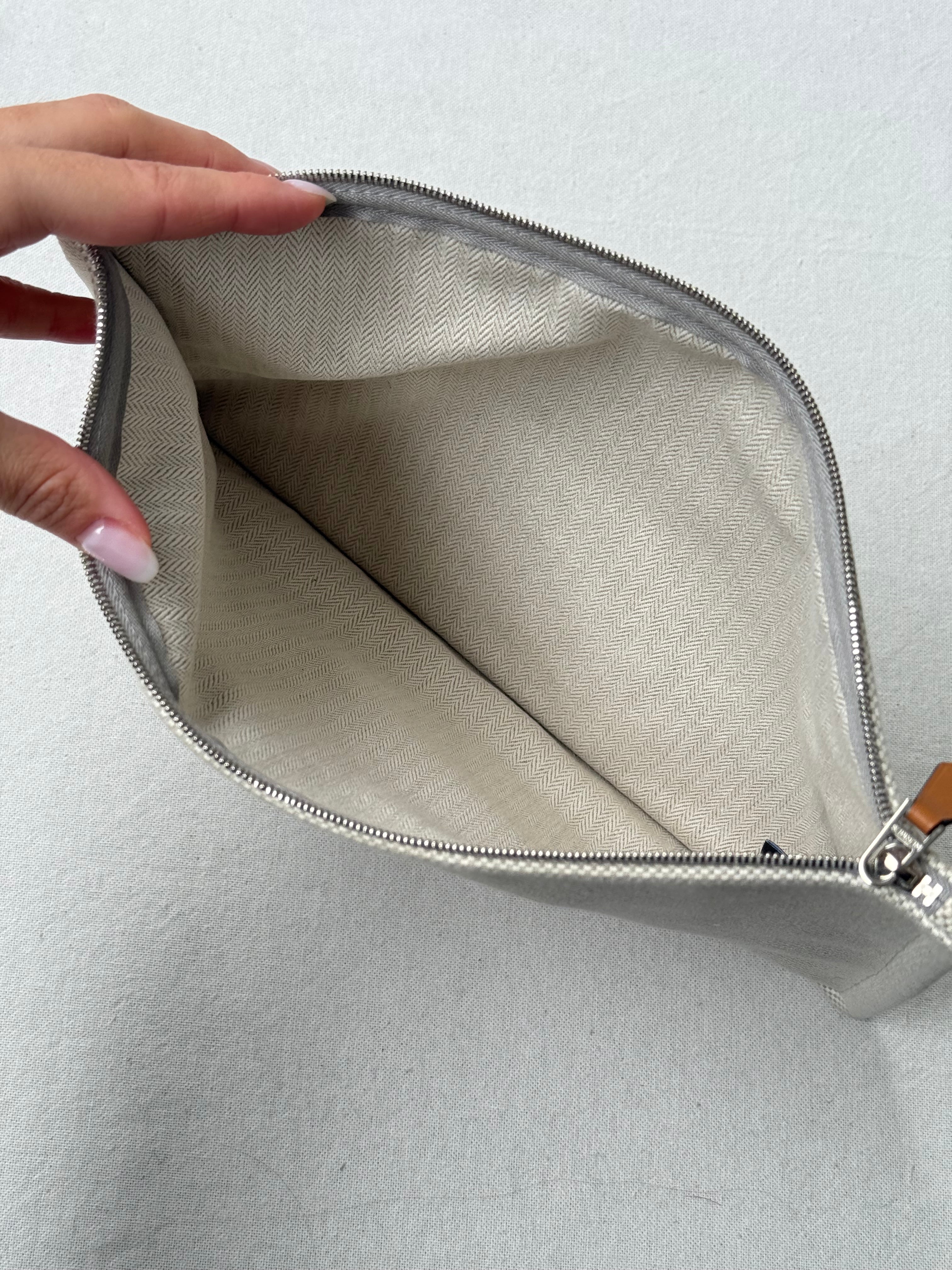 Trousse Hermès - Tissu flat H