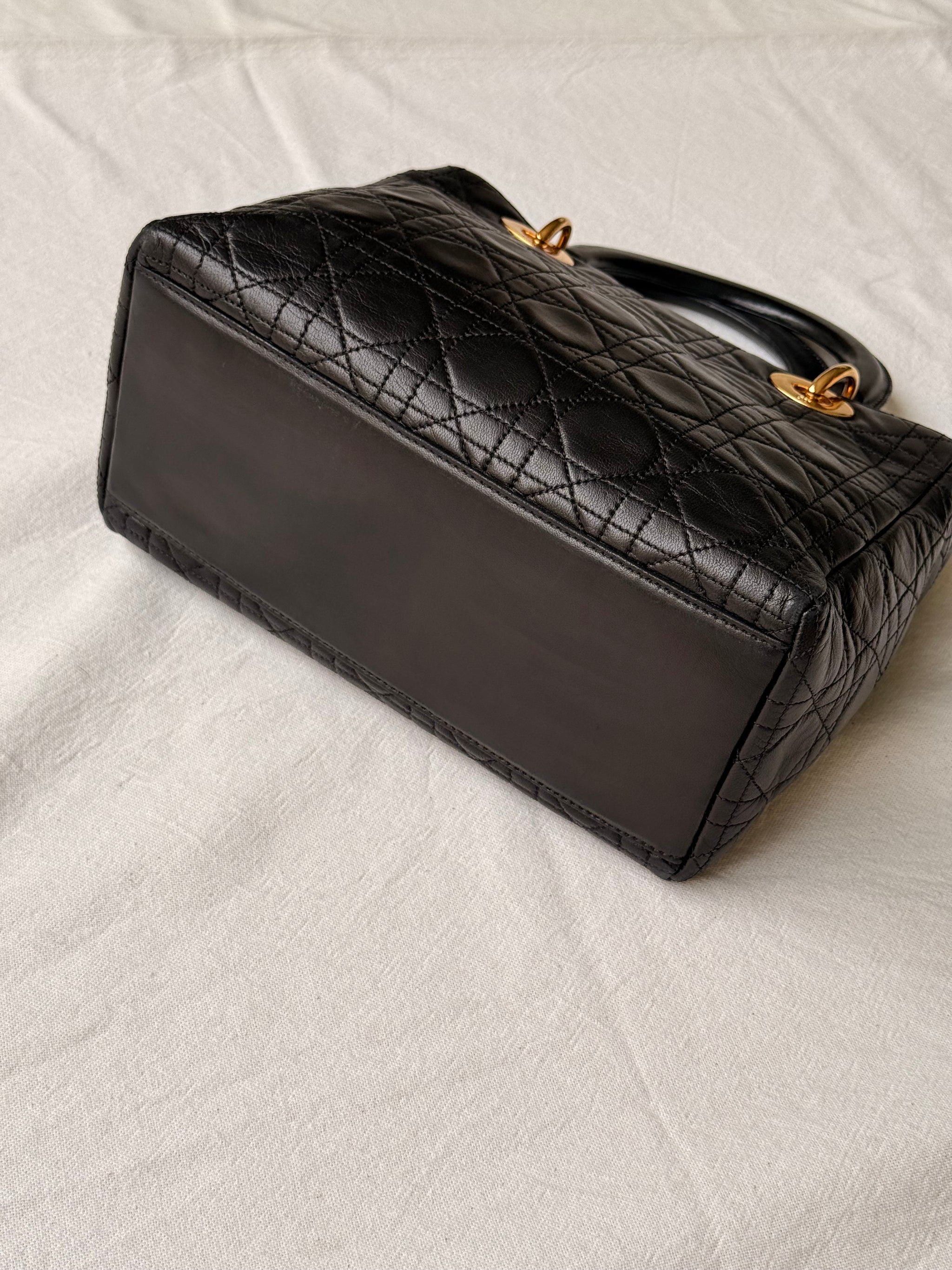 Sac Christian Dior vintage - Lady Dior 24cm