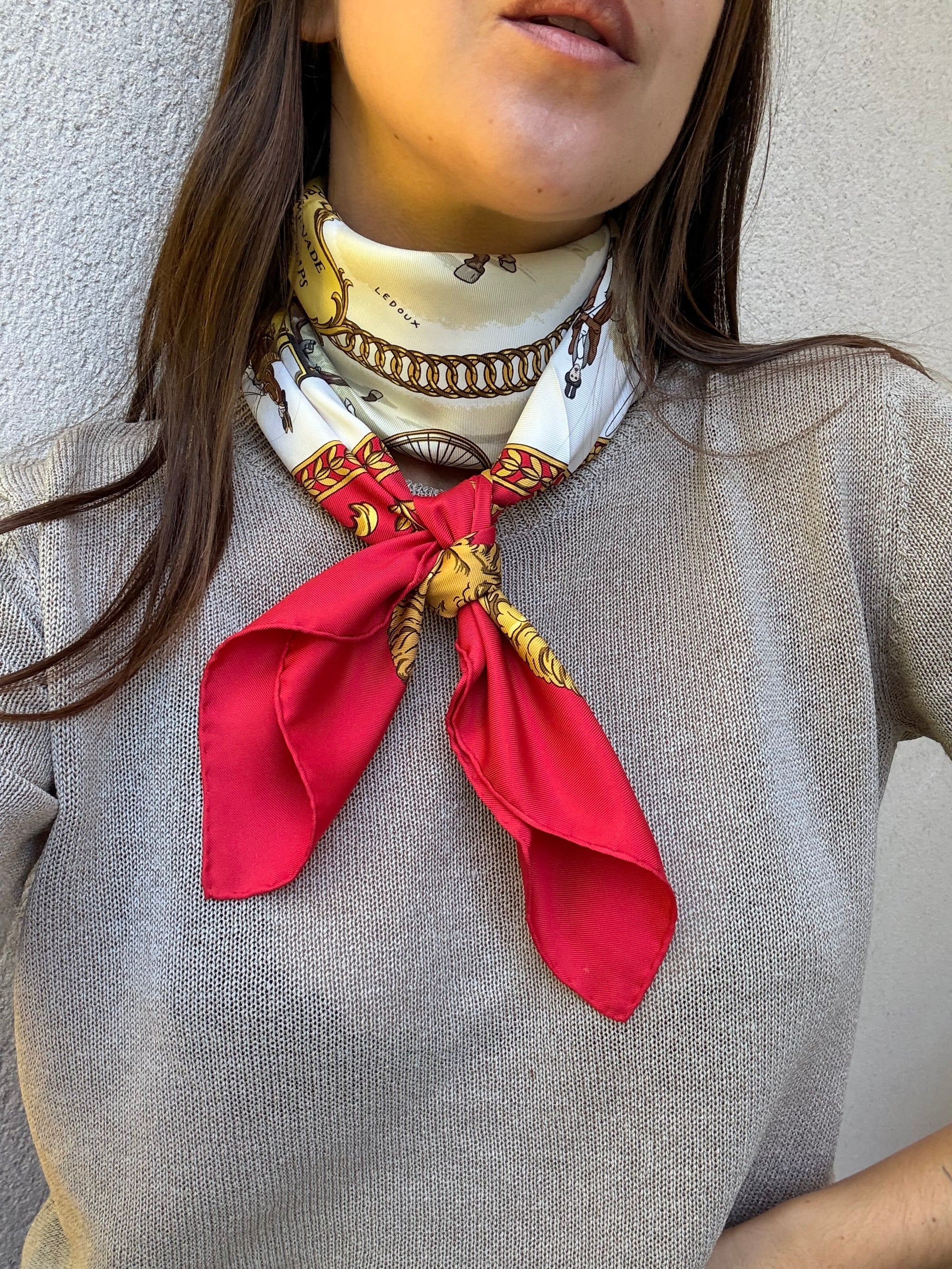 Foulard Hermès – Modèle Promenade de Longchamps