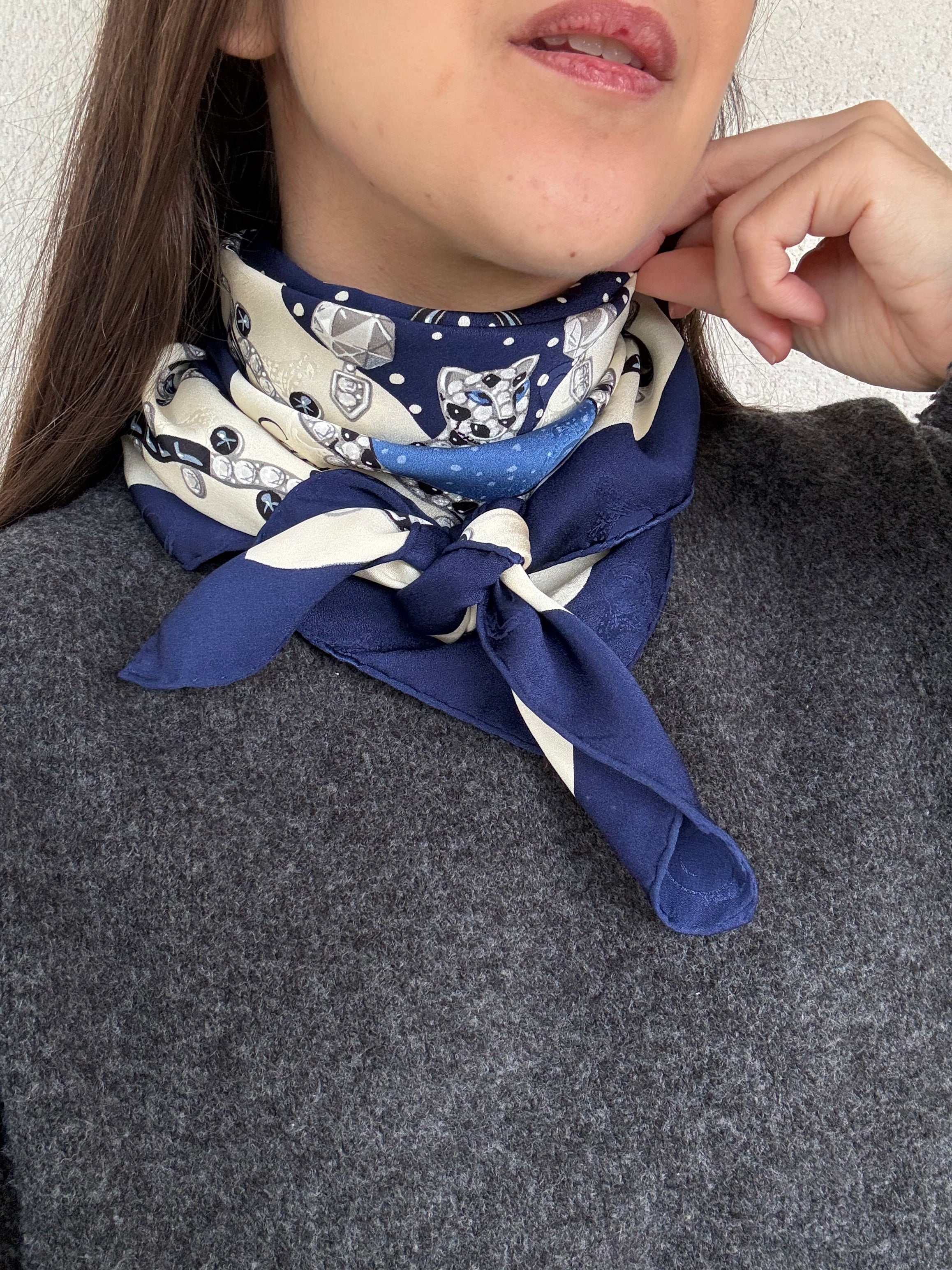 Foulard Cartier – Ciel d’hiver