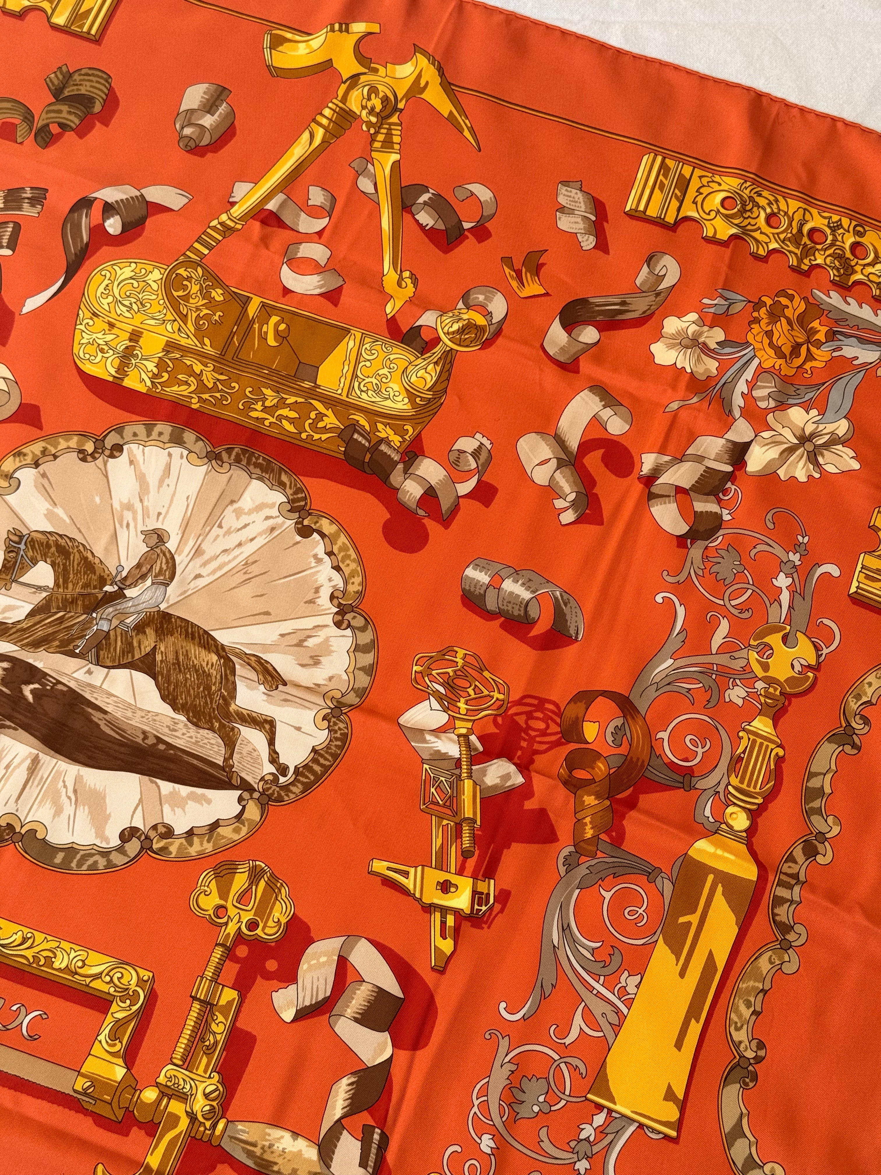 Foulard Hermès – Modèle Copeaux