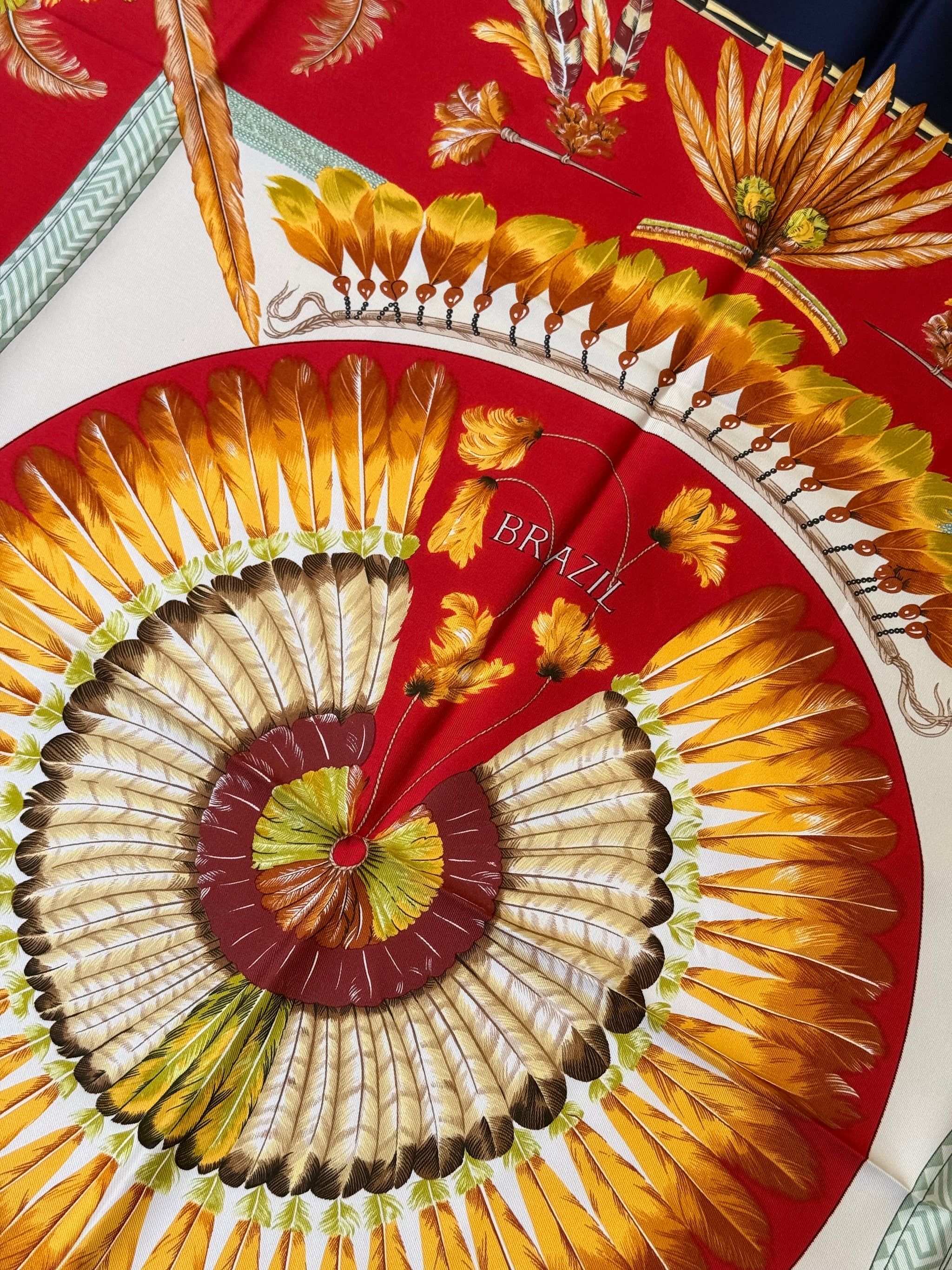 Foulard Hermès – Modèle Brazil