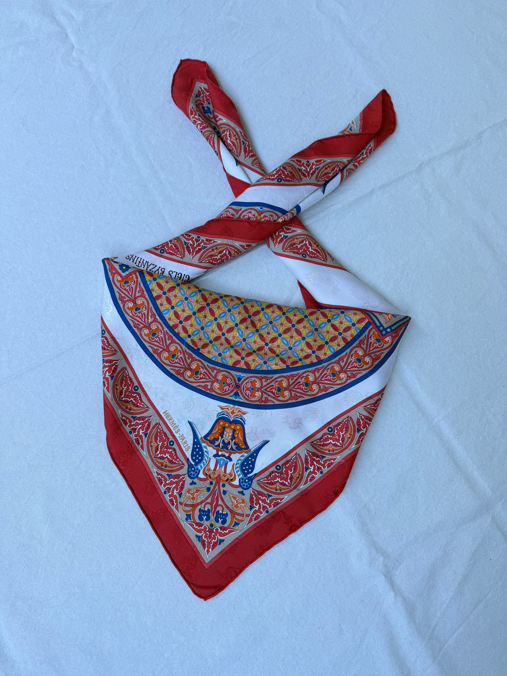 Foulard Hermès – Modèle Ciels Byzantins