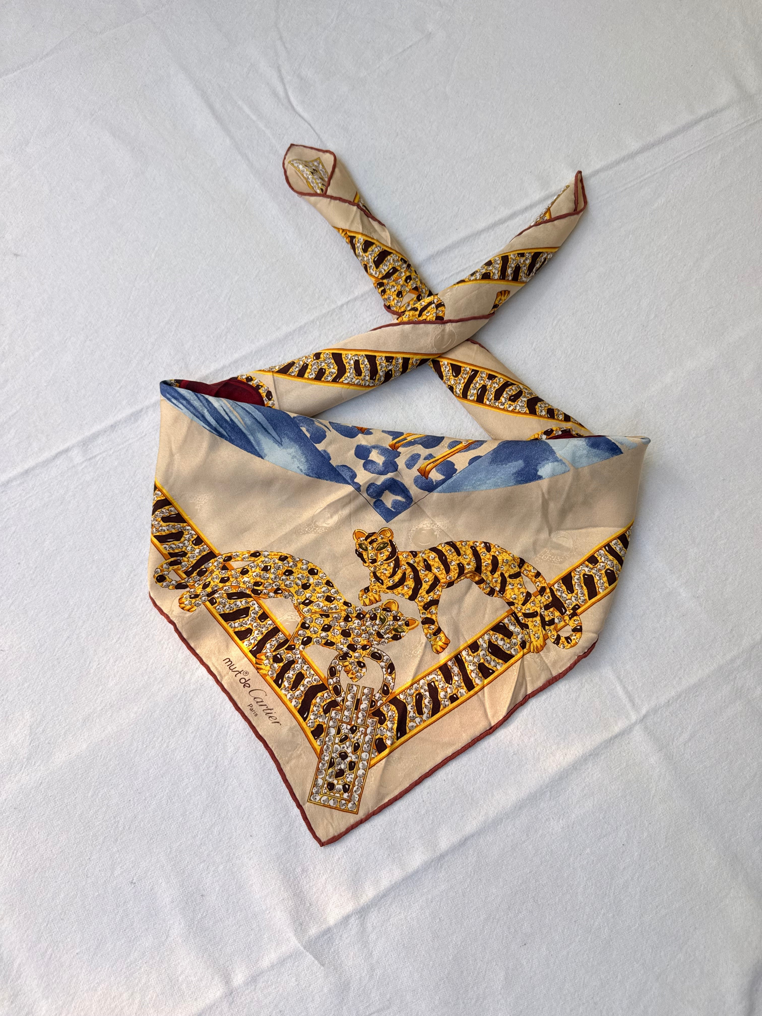 Foulard Cartier – Safari joaillier