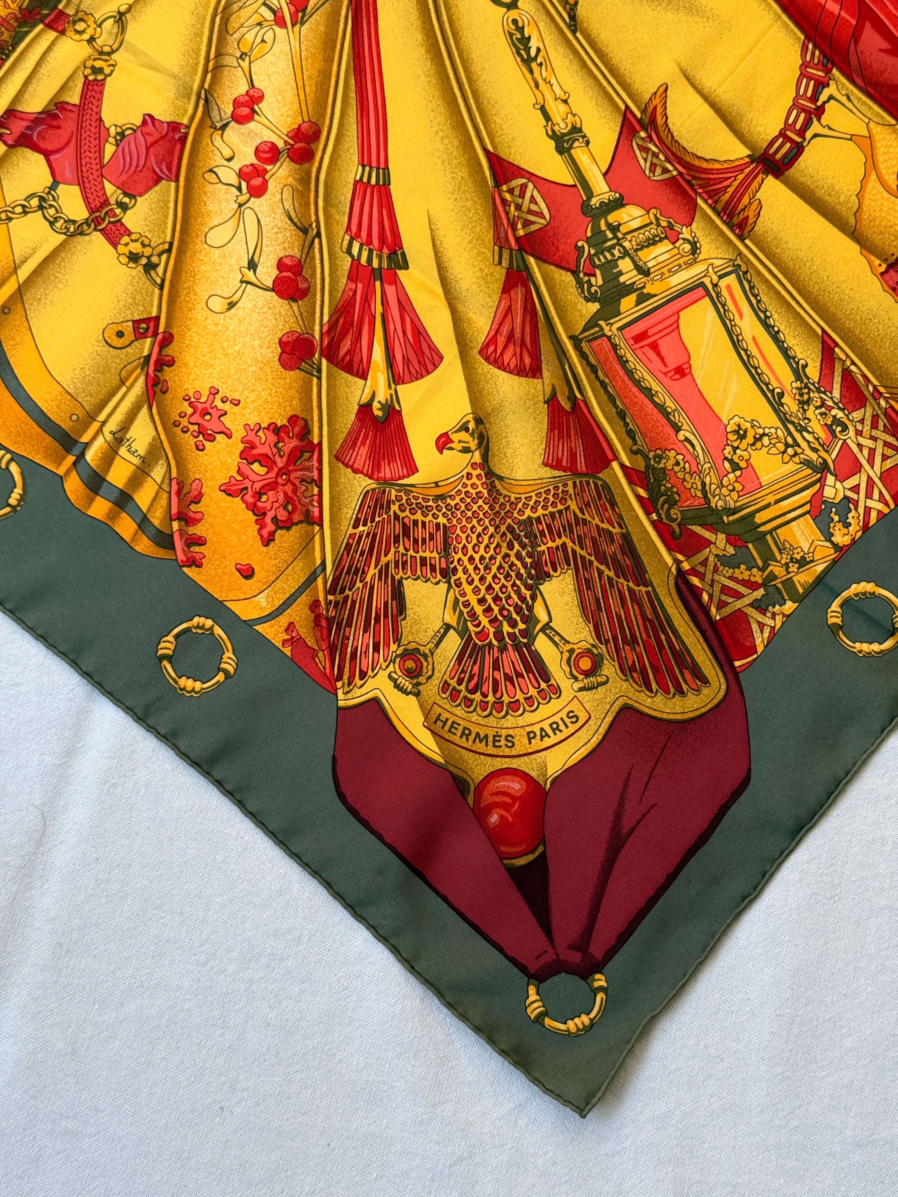 Foulard Hermès – Modèle Soleil de Soie