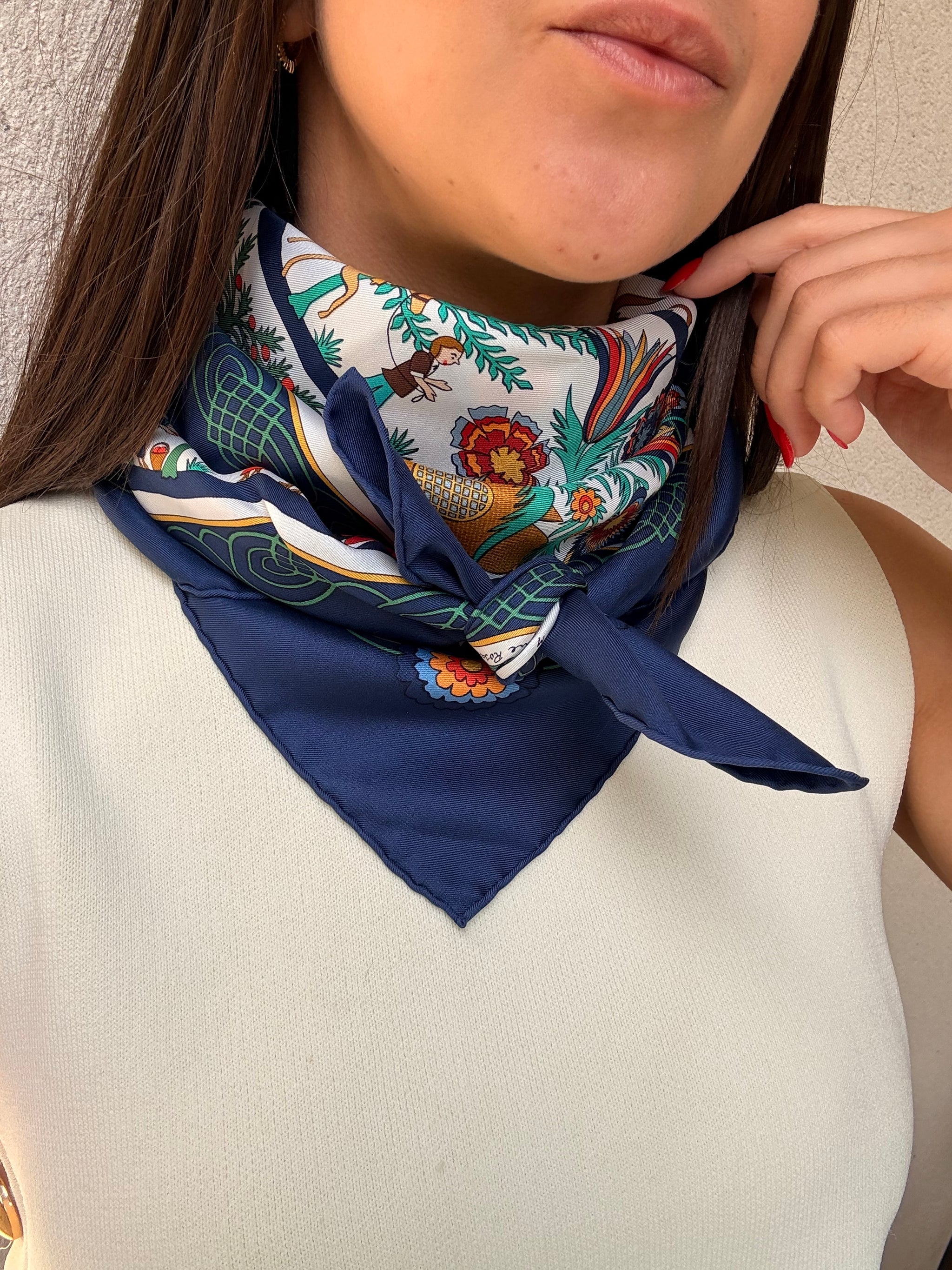 Foulard Hermès – Modèle Découpages