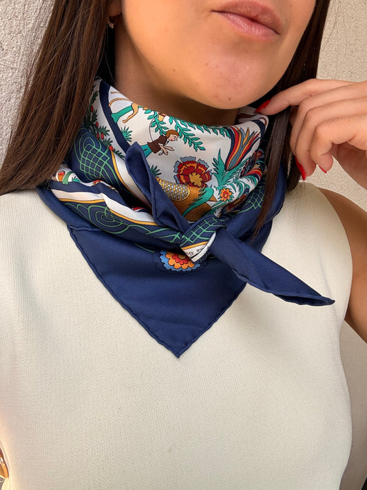 Foulard Hermès – Modèle Découpages