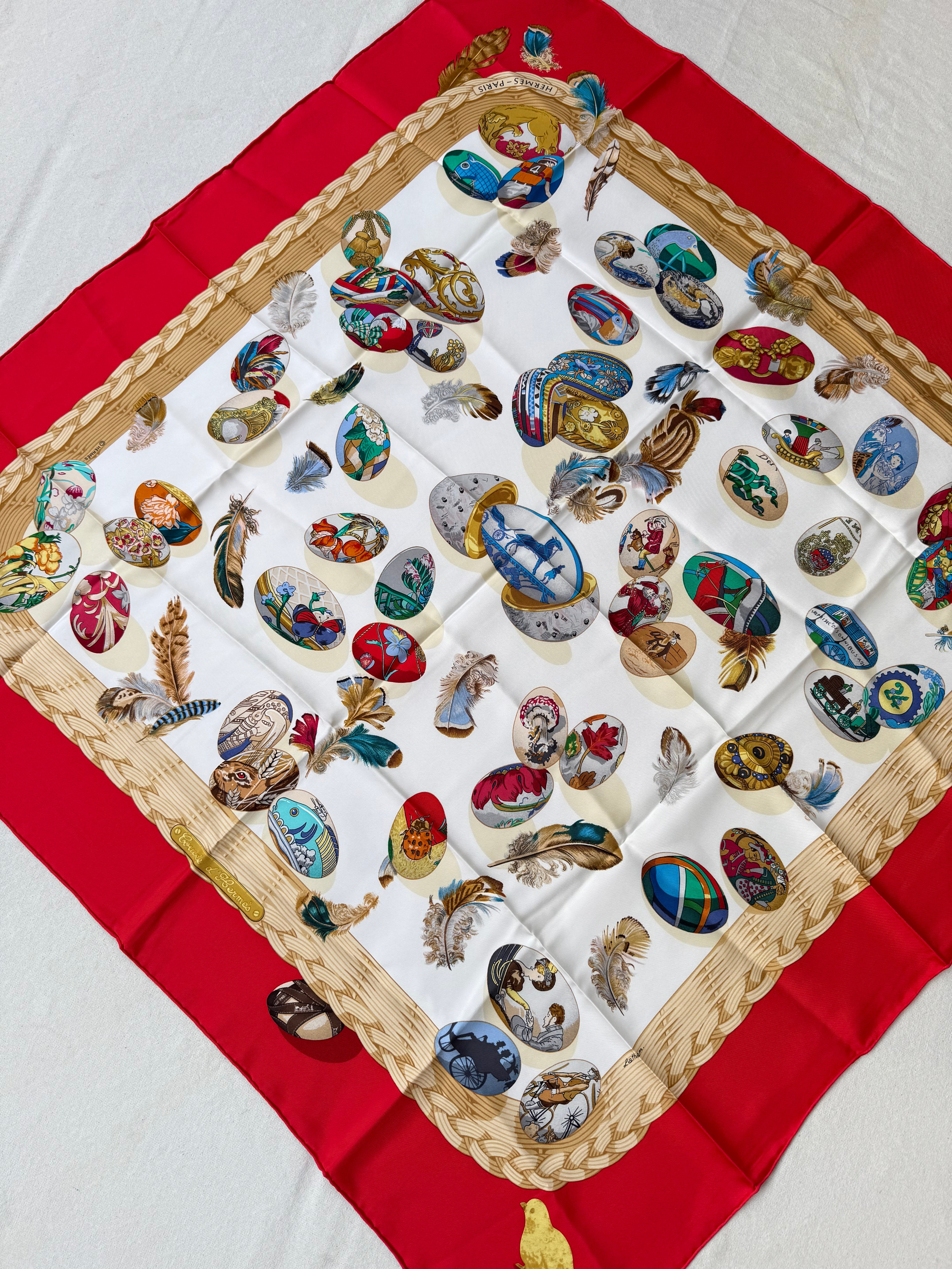 Foulard Hermès – Modèle Couvée d'Hermès