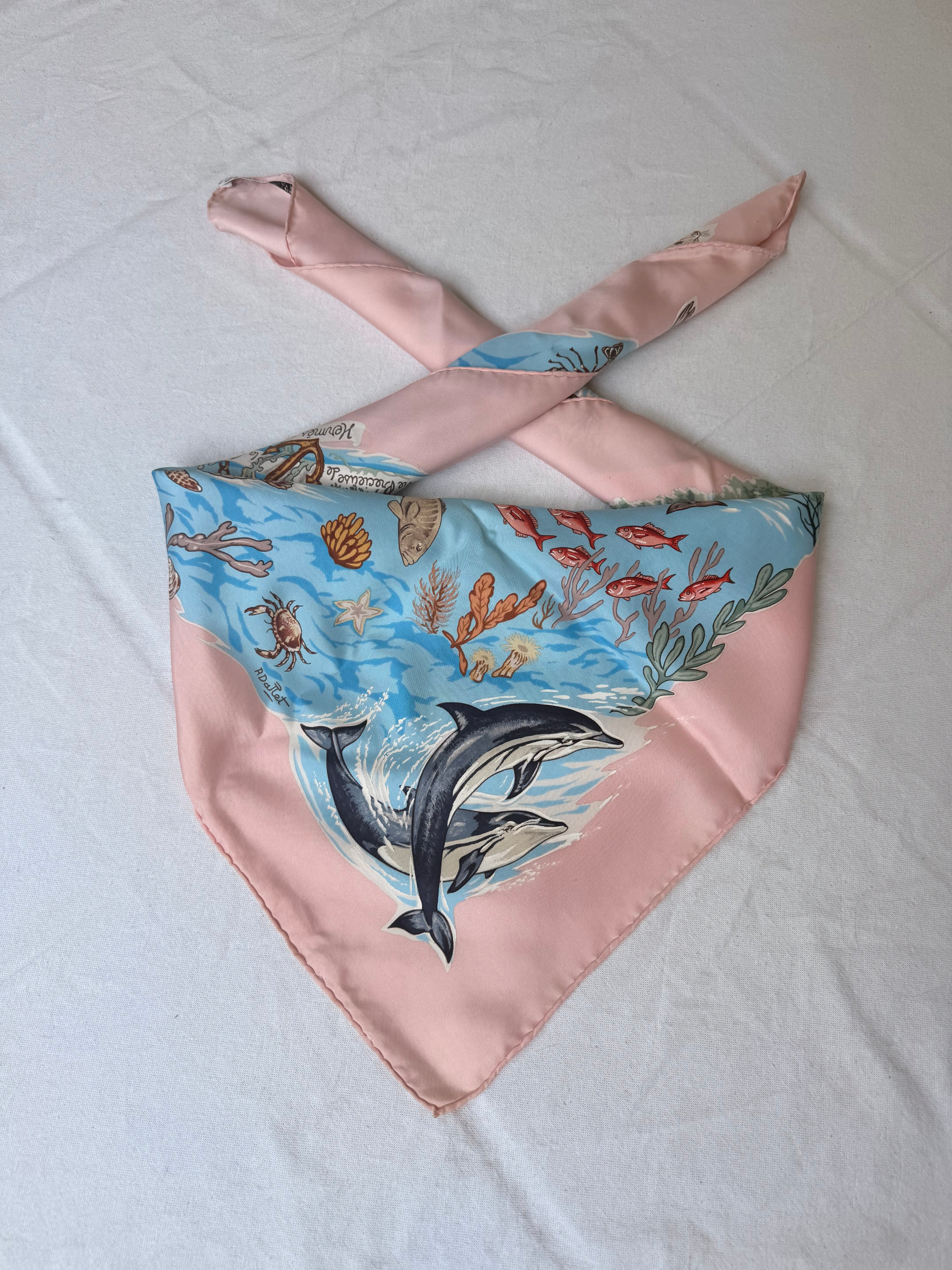 Foulard Hermès – Modèle La vie précieuse de la Méditerranée