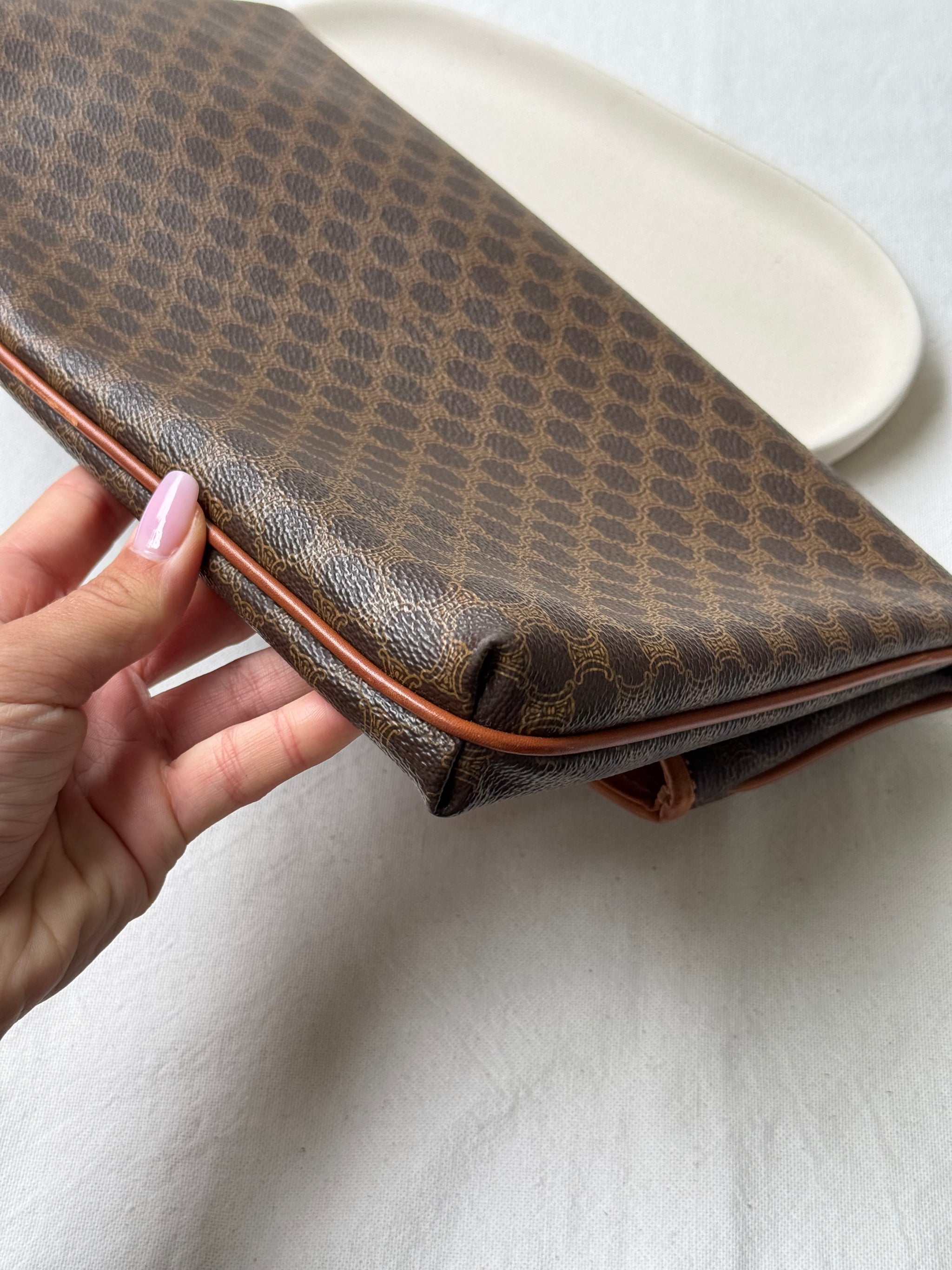 Pochette Céline vintage - Toile triomphe
