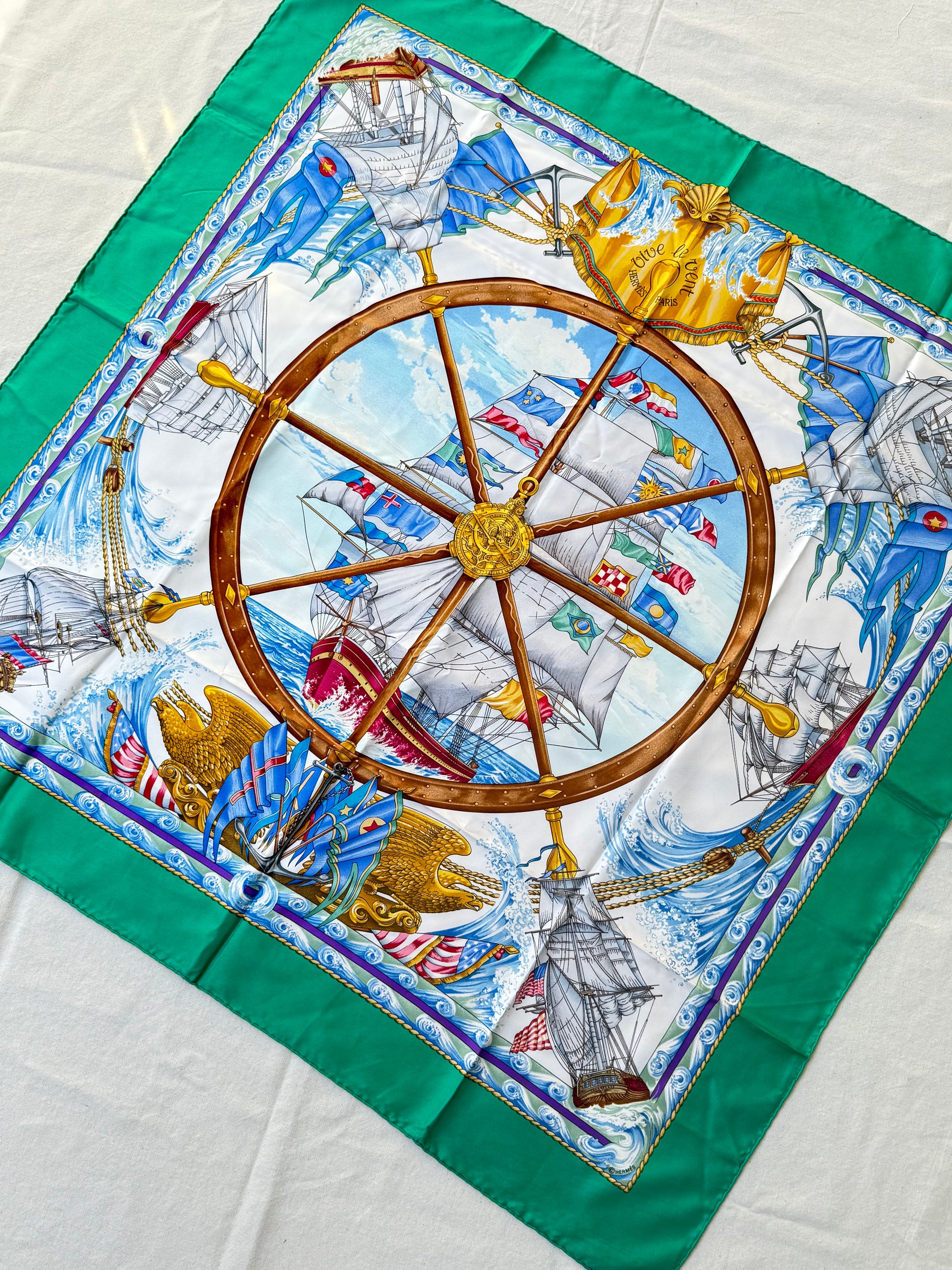 Foulard Hermès – Vive le Vent