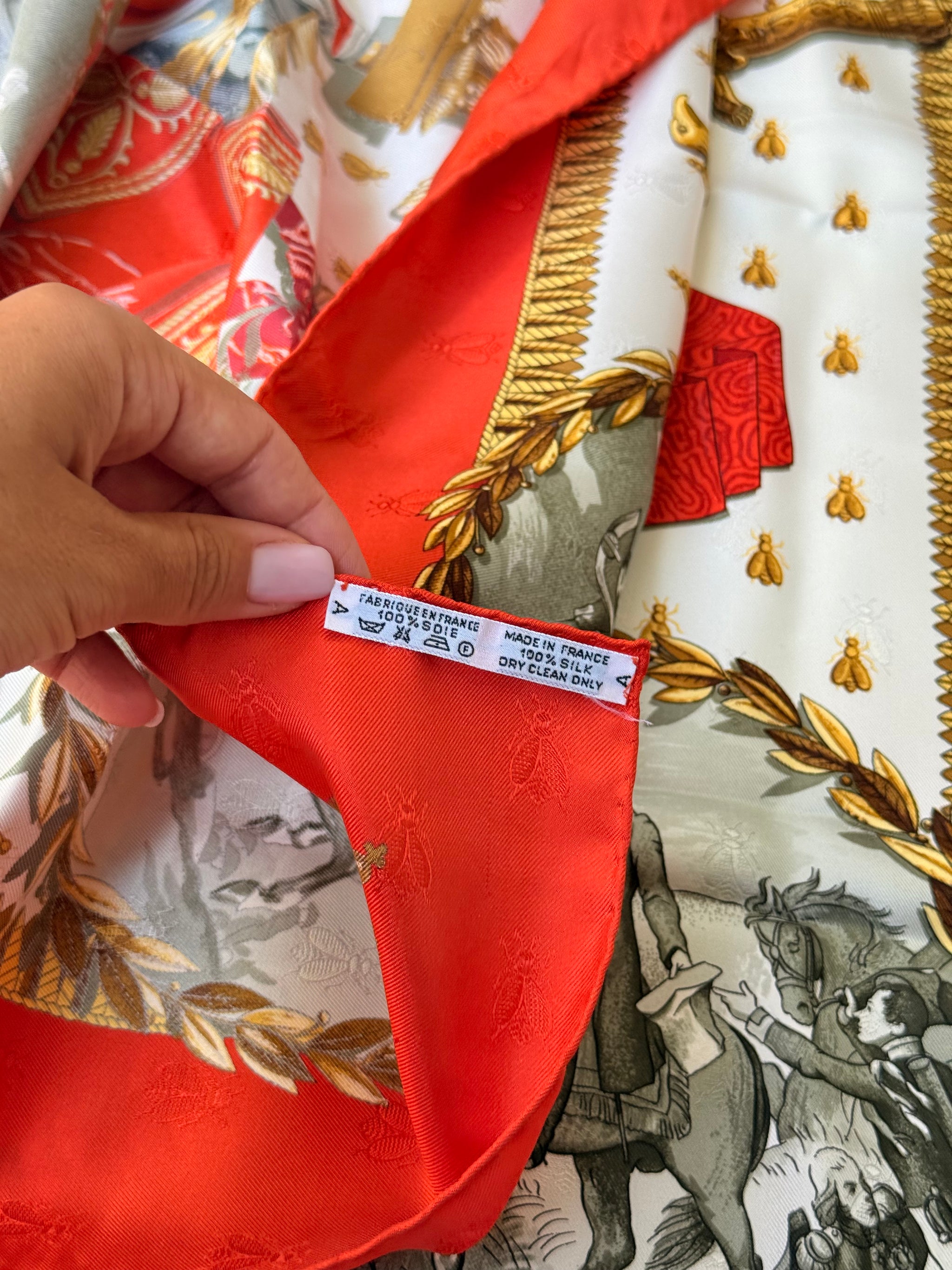 Foulard Hermès – Modèle Napoléon