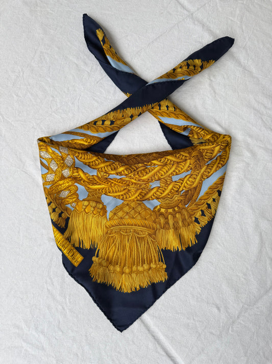 Christian Dior Scarf – Ropes and Gilt Ornaments