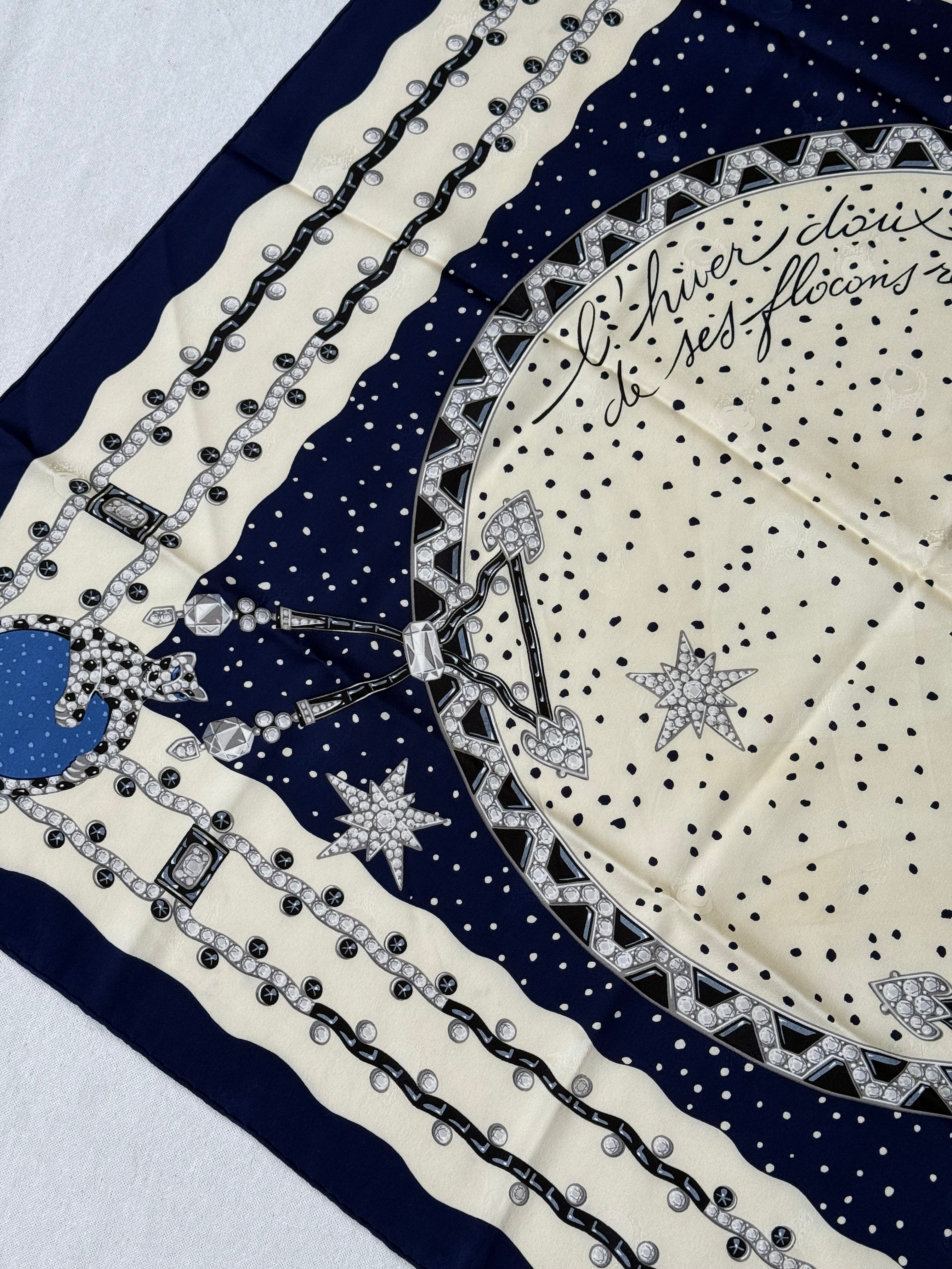 Foulard Cartier – Ciel d’hiver