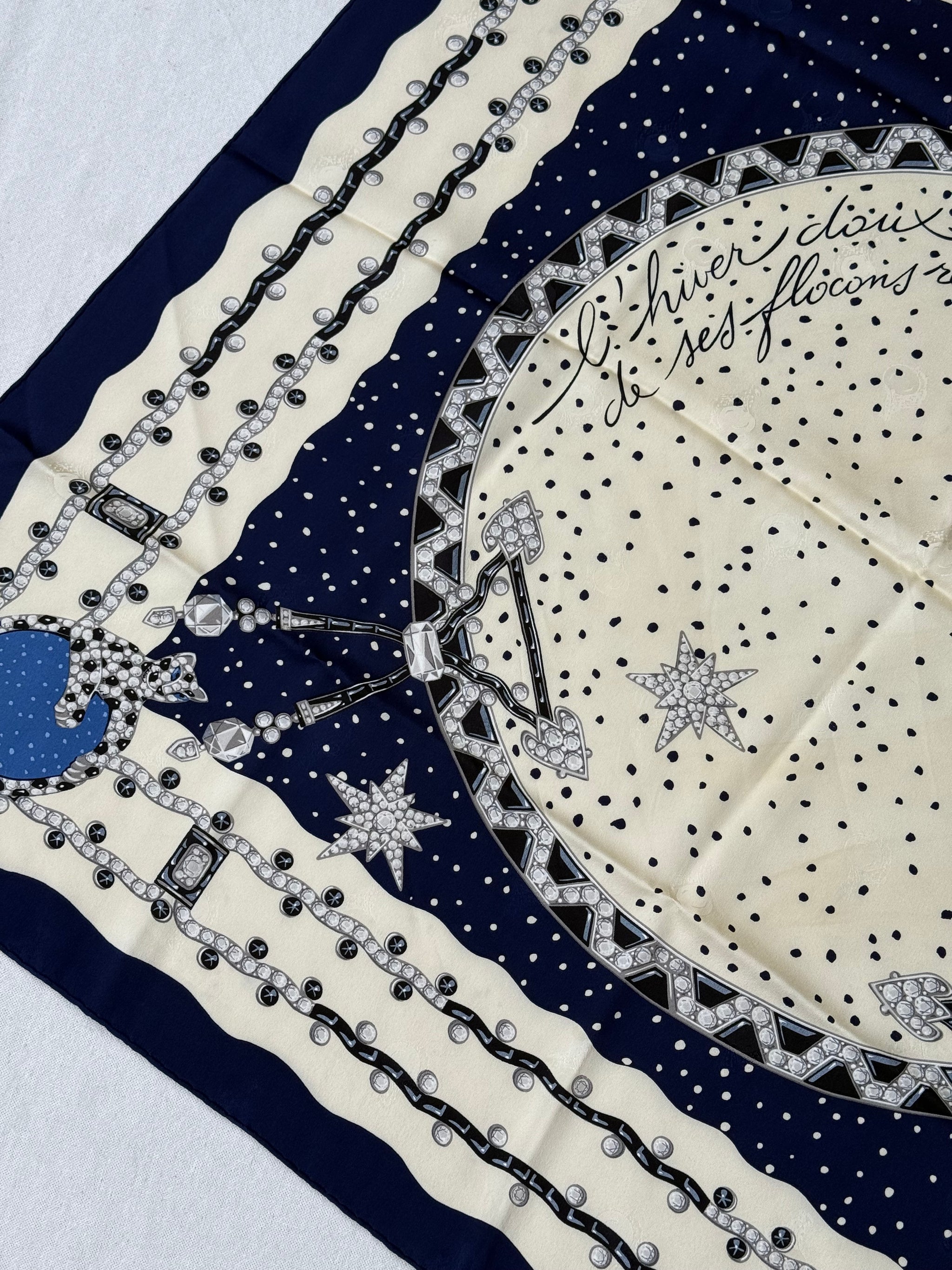 Foulard Cartier – Ciel d’hiver