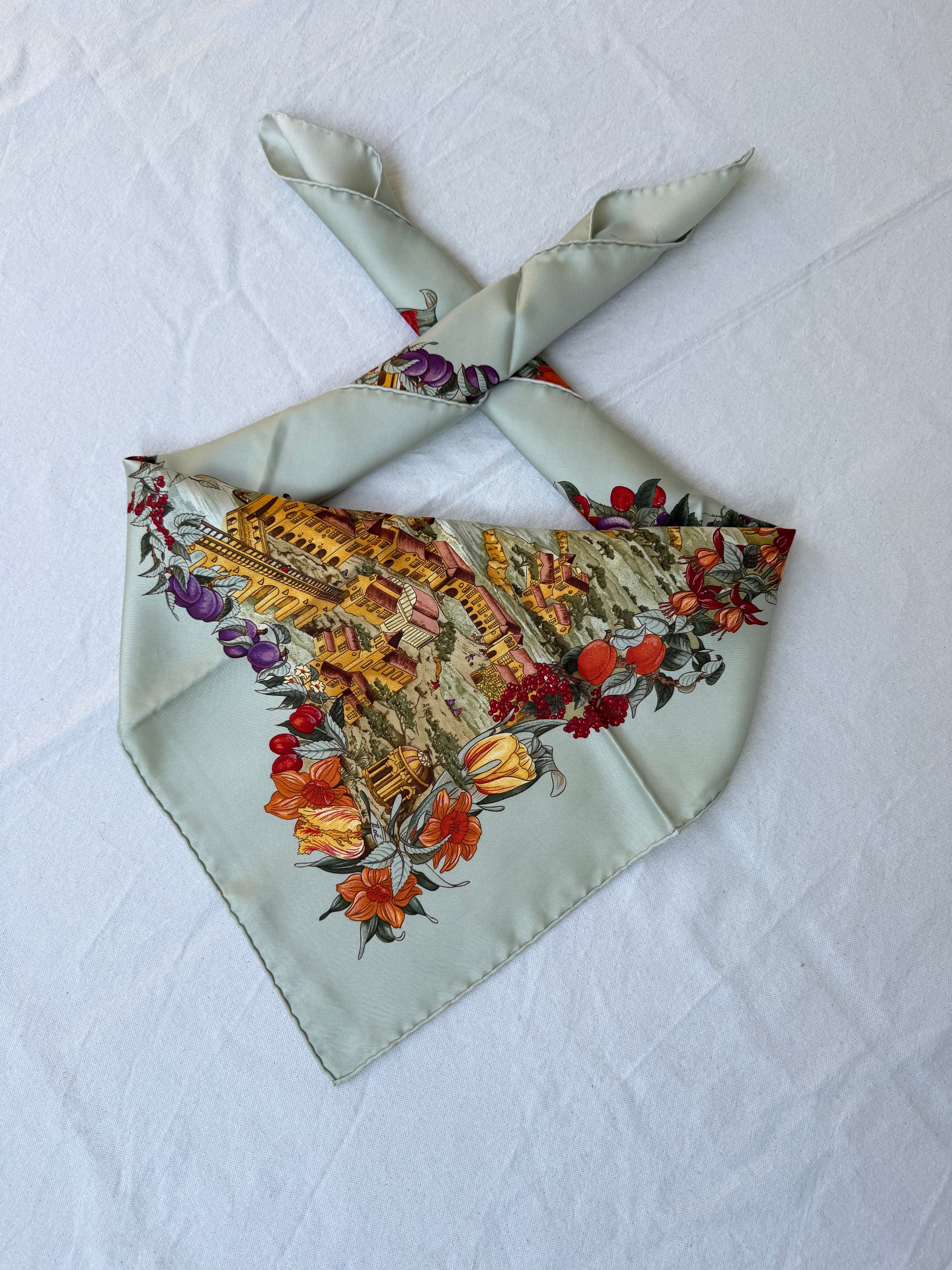 Foulard Hermès – Modèle Au pays de Cocagne