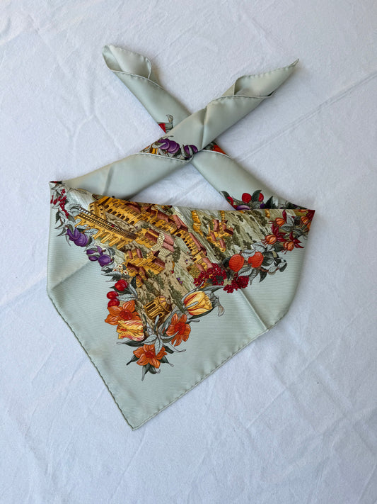 Hermès scarf – Au pays de Cocagne design
