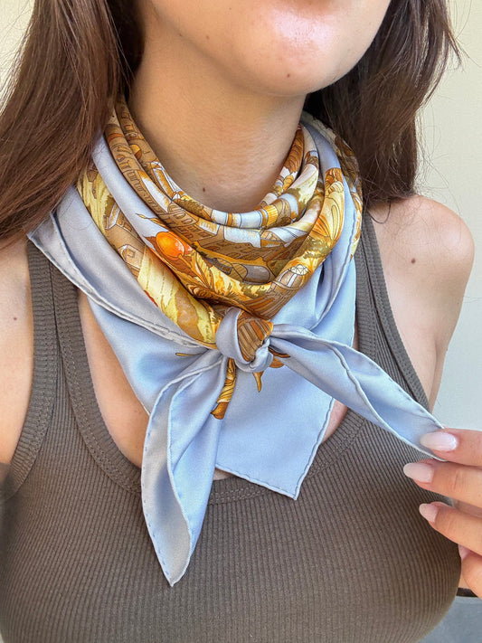Foulard Hermès – Modèle Au pays de Cocagne