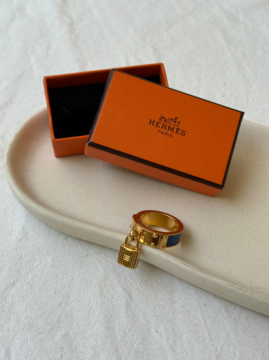 Anneau de foulard Hermès - Modèle cadenas Kelly