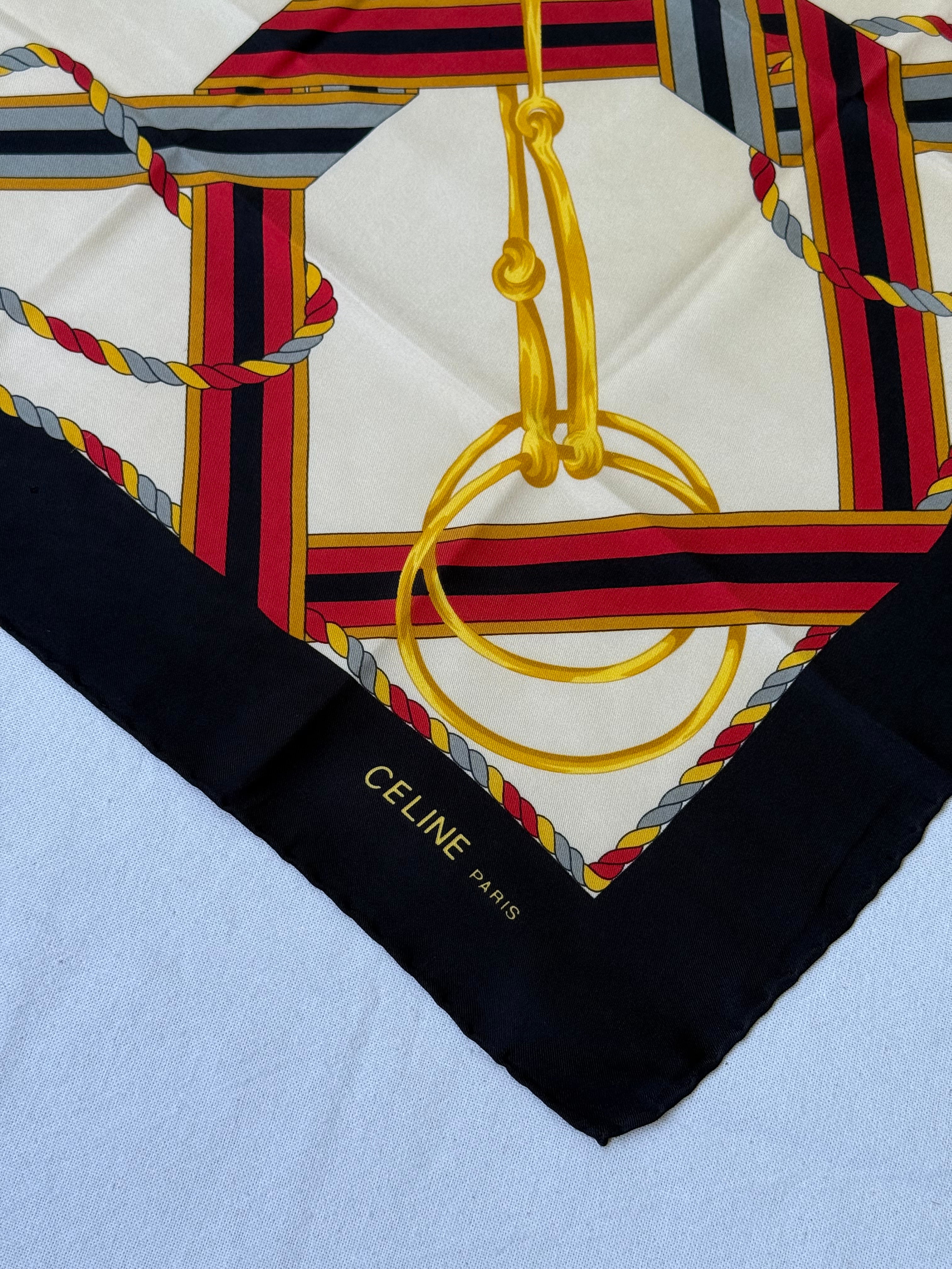 Céline Scarf – Straps and Rings