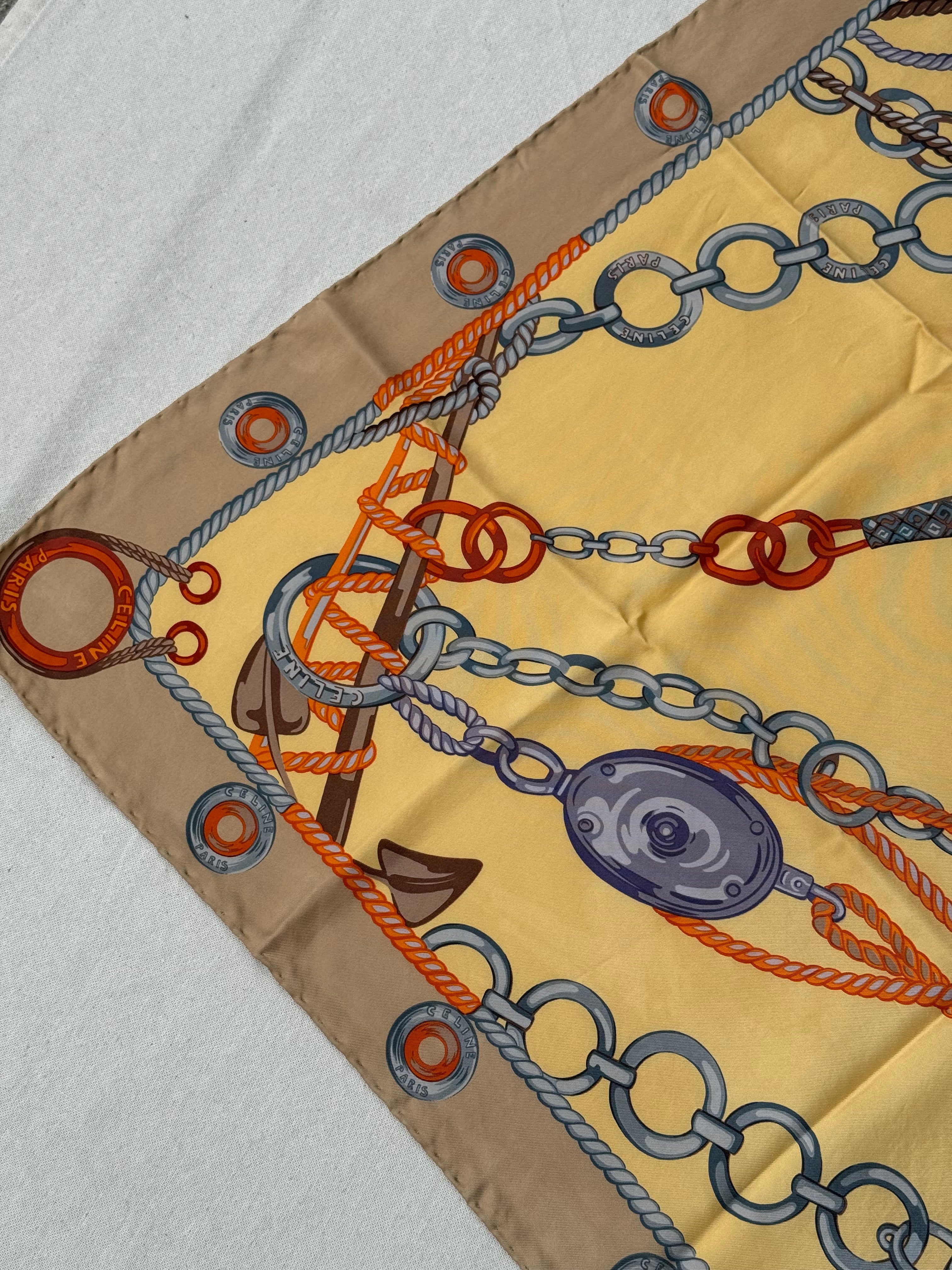 Foulard Céline – Cordages et chaînes