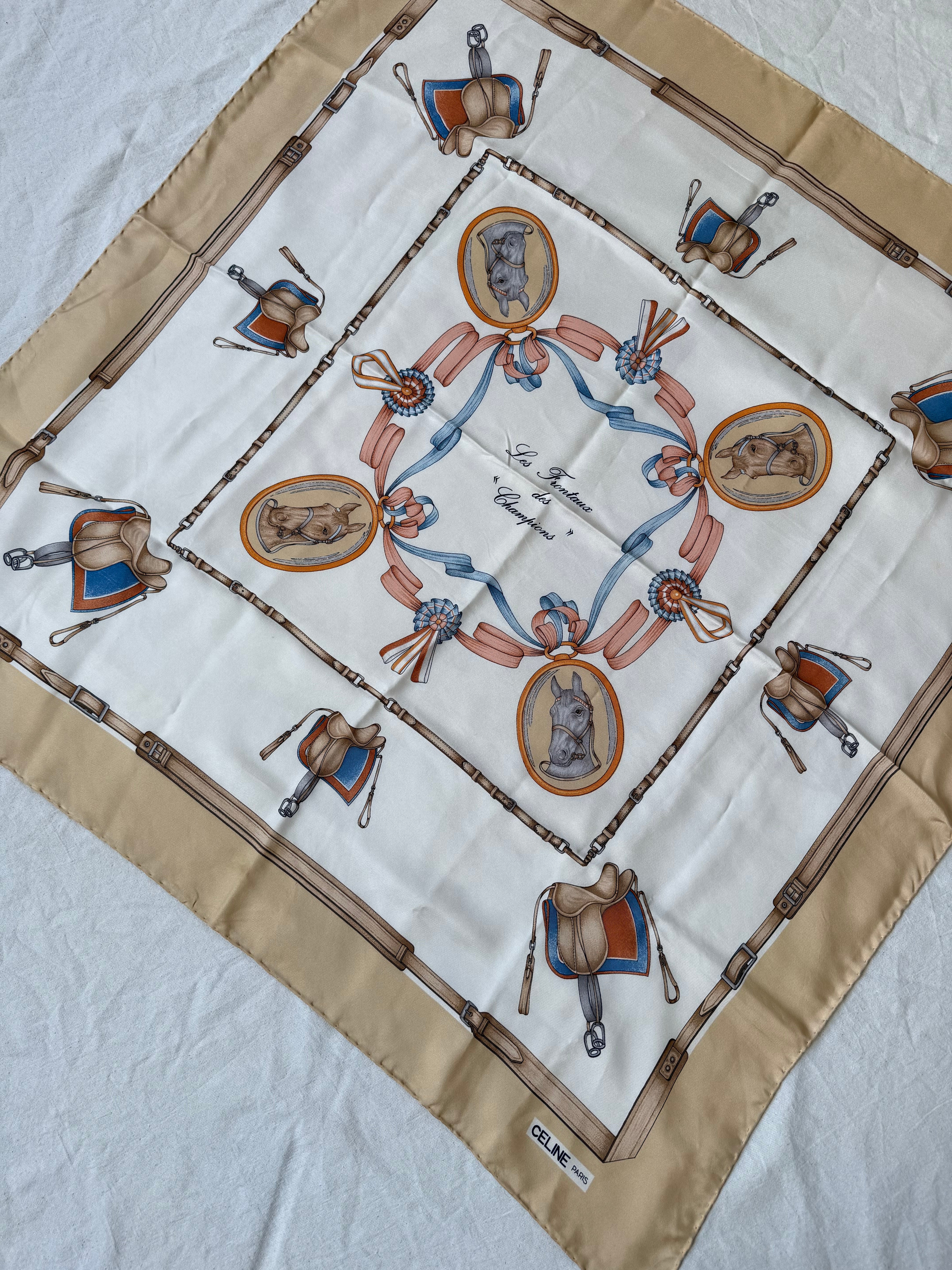 Céline Scarf – Equestrian and Ribbons Theme
