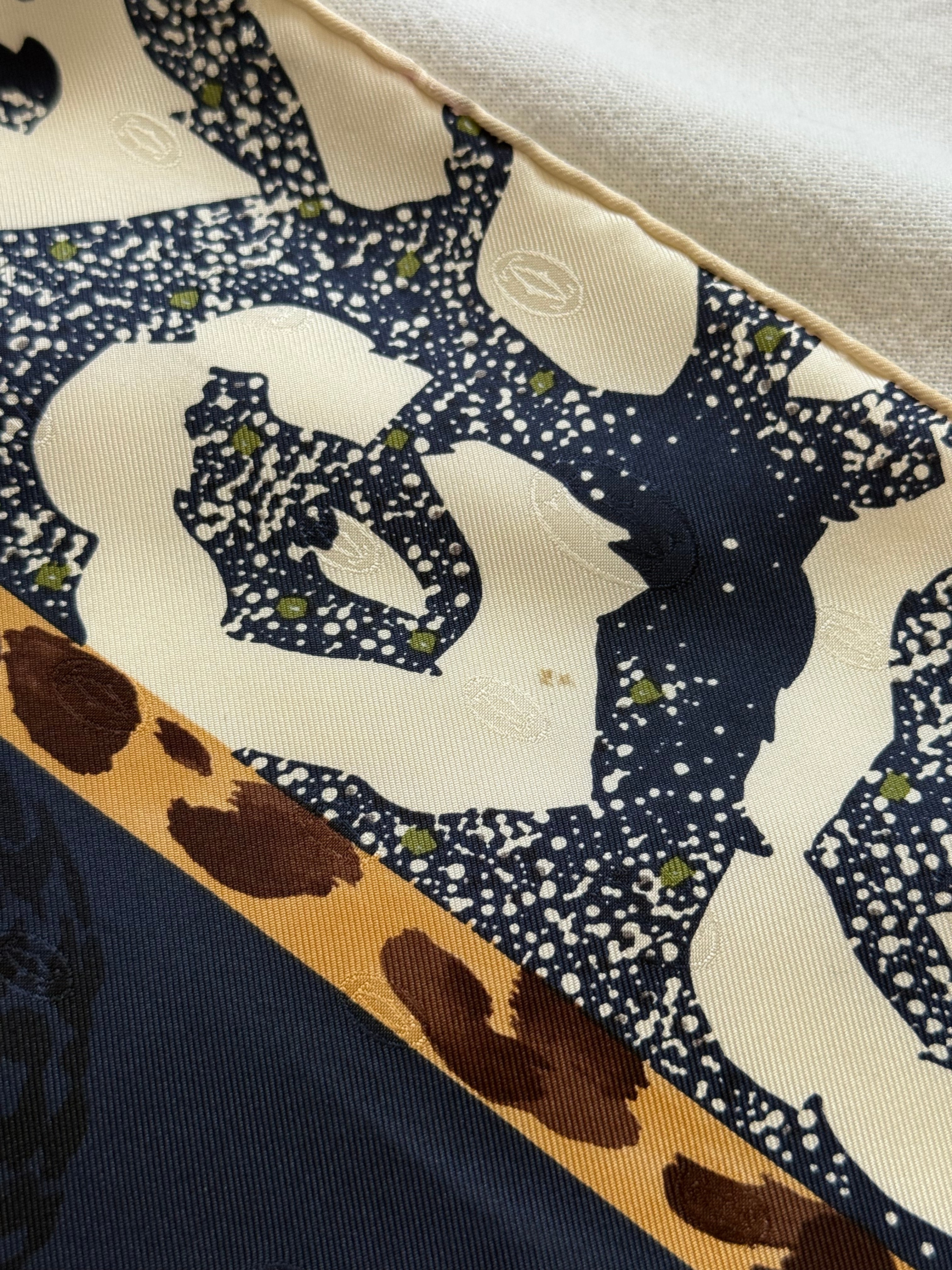 Foulard Cartier - Panthères et Joallerie