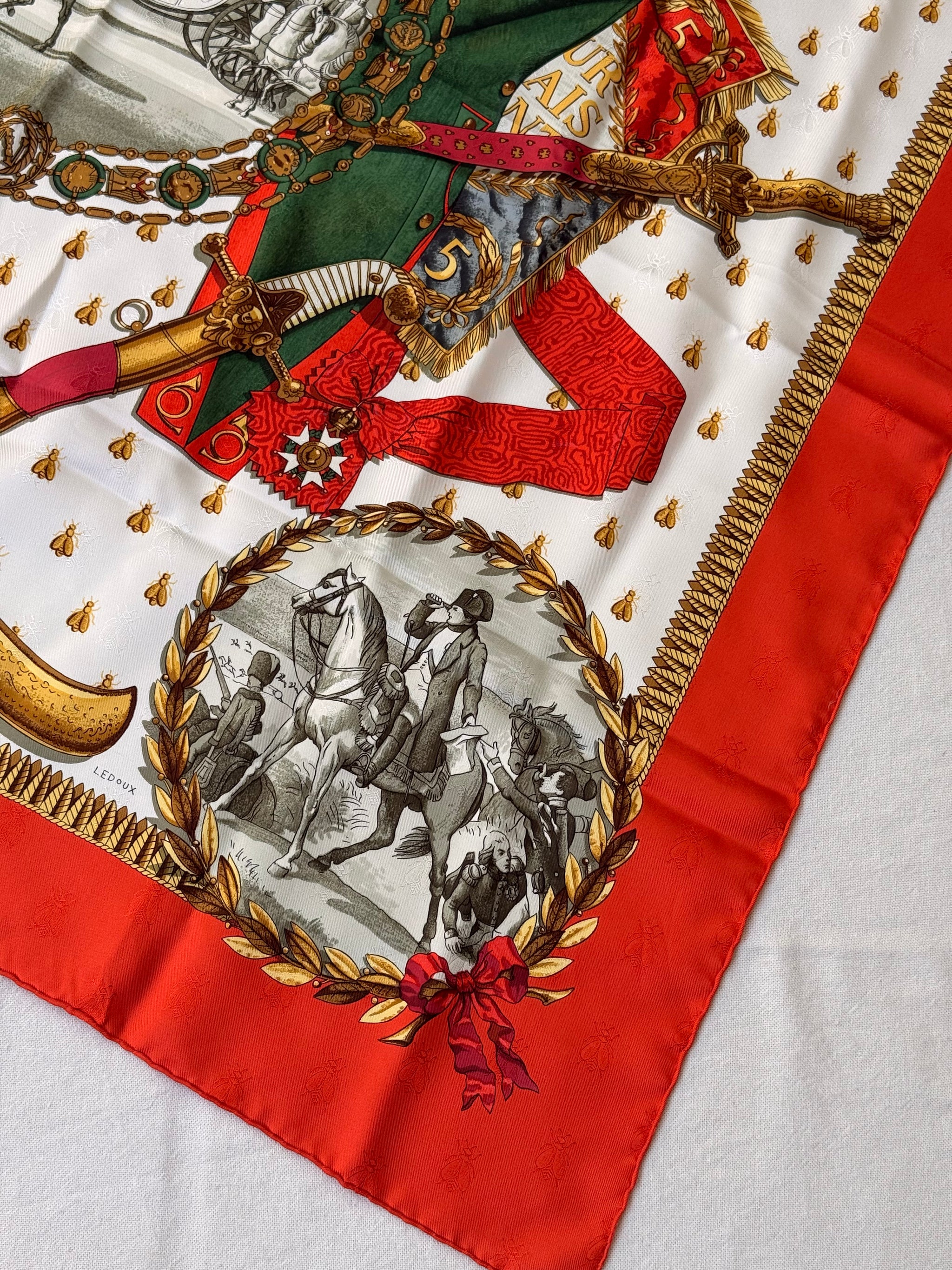 Foulard Hermès – Modèle Napoléon