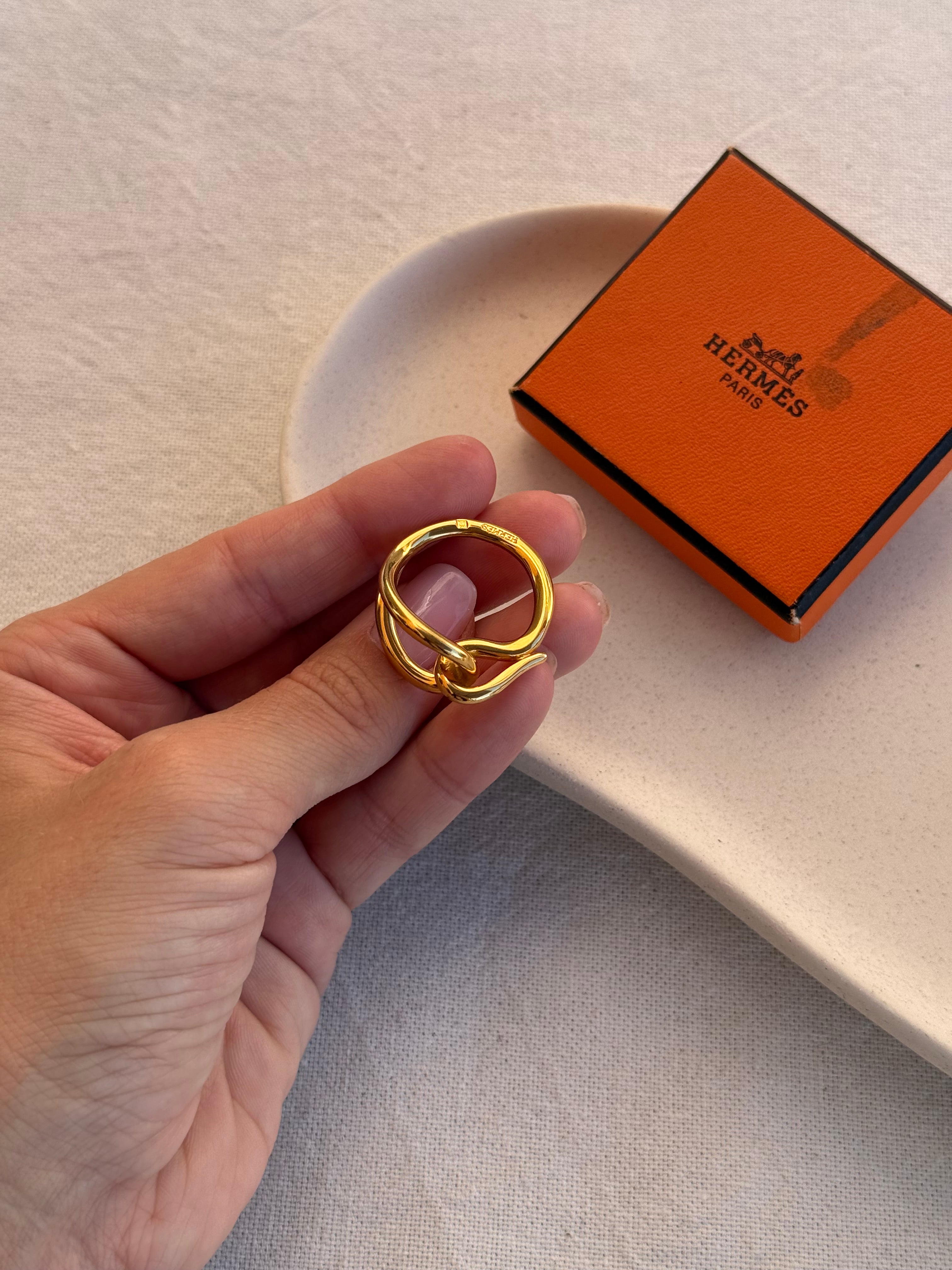 Anneau de foulard Hermès - modèle Jumbo