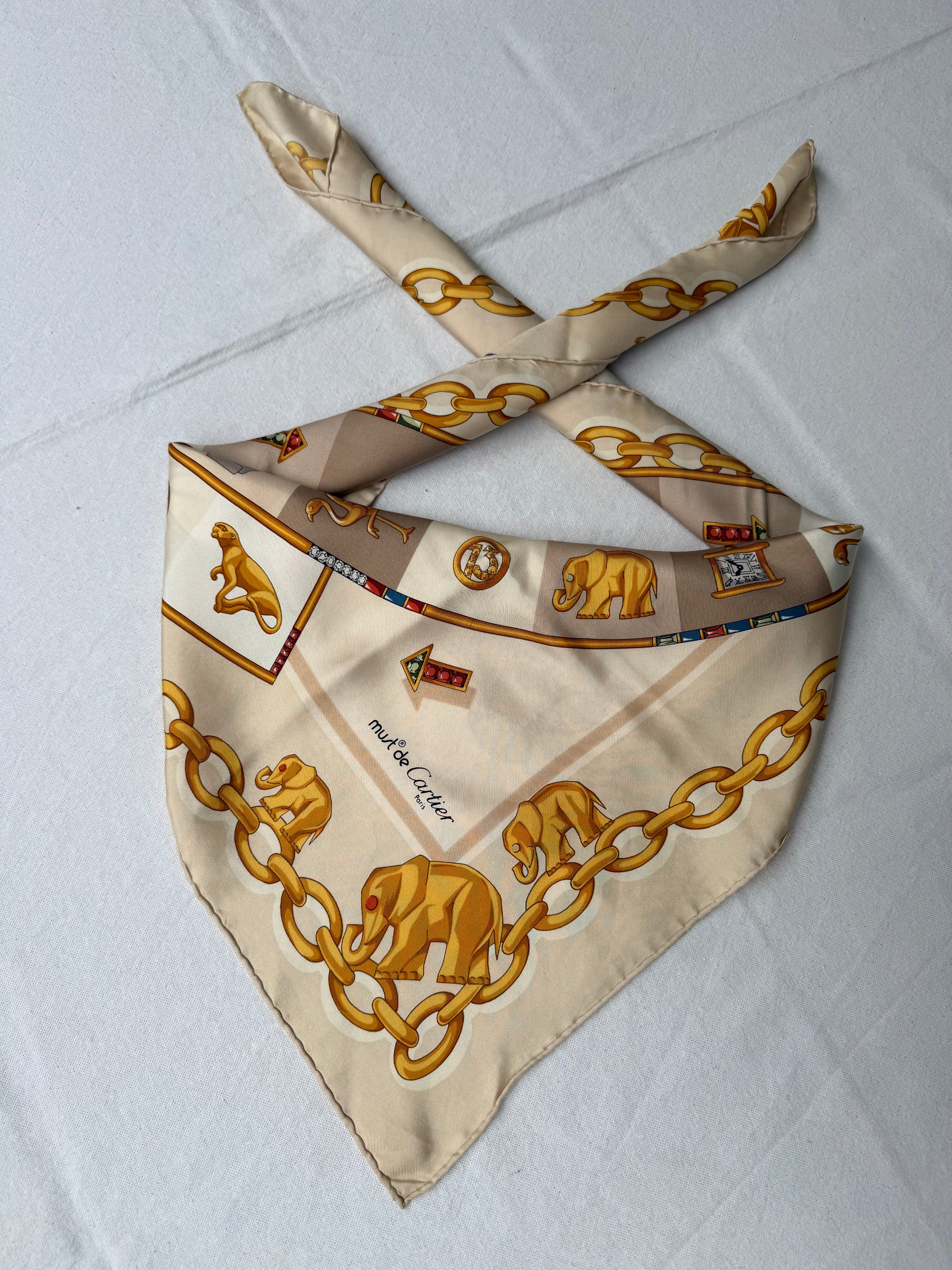 Foulard Cartier – Spirale joaillère